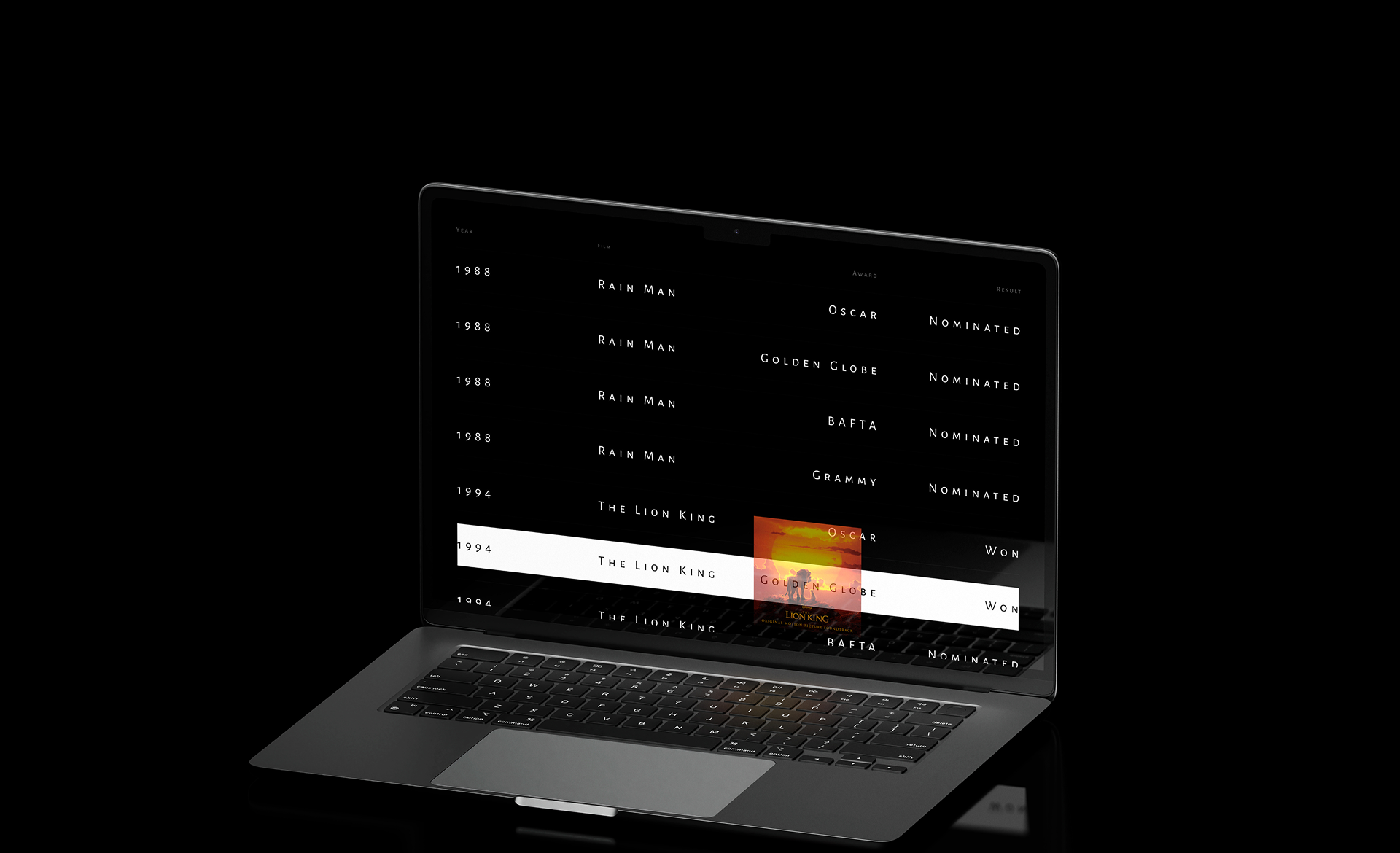 Интерфейс звука: Hans Zimmer Website Concept — Изображение №13 — Интерфейсы, Графика на Dprofile
