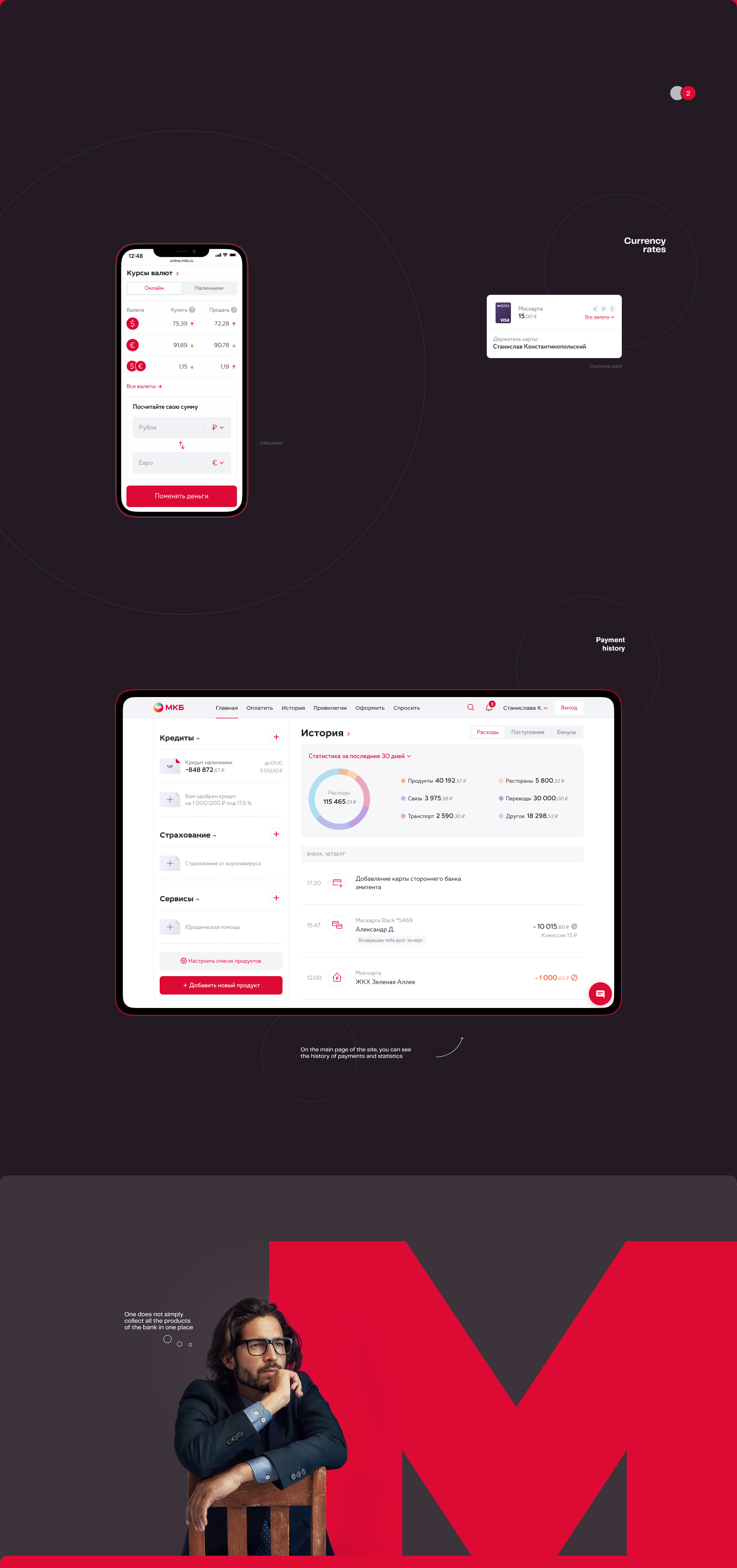 MKB Online Bank — Изображение №3 — Интерфейсы на Dprofile
