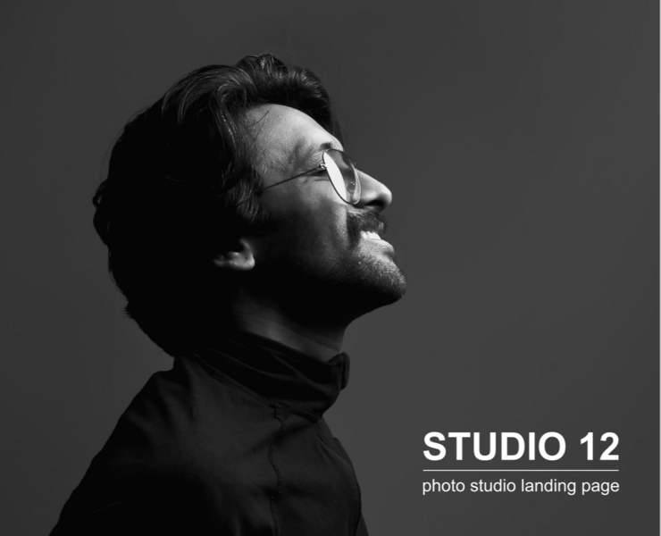 Photo Studio Landing Page — Интерфейсы на Dprofile