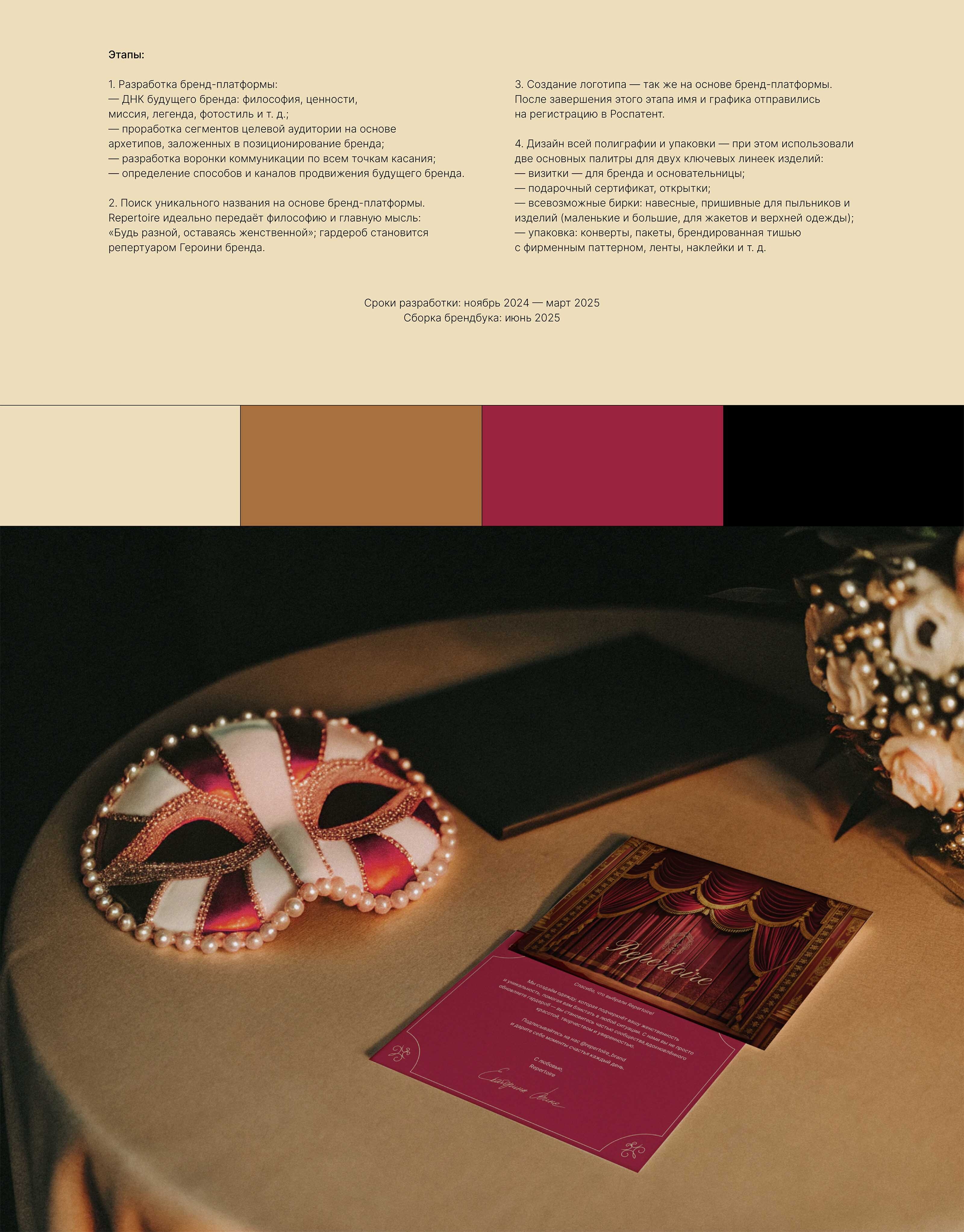 REPERTOIRE | Brand identity for clothing brand|Брендинг — Изображение №3 — Брендинг на Dprofile