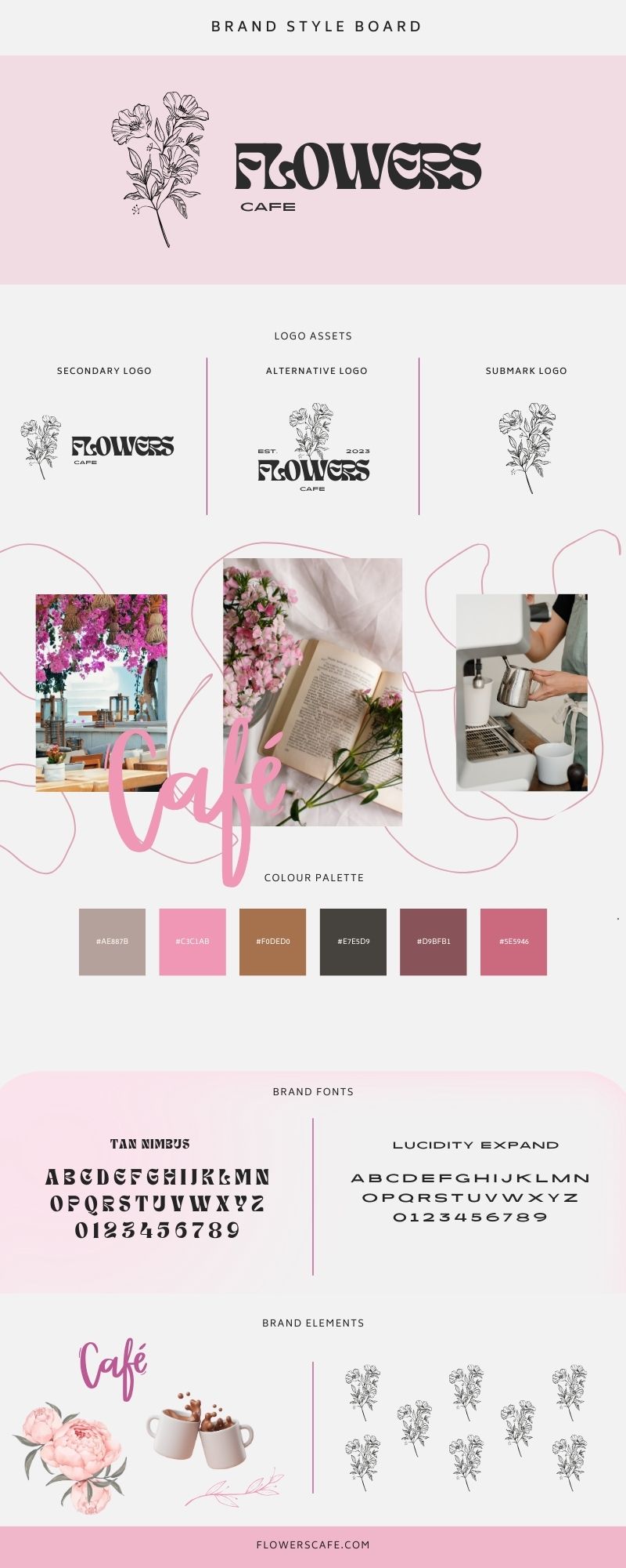 Flowers cafe ребрендинг логотипа — Изображение №1 — Брендинг, Графика на Dprofile