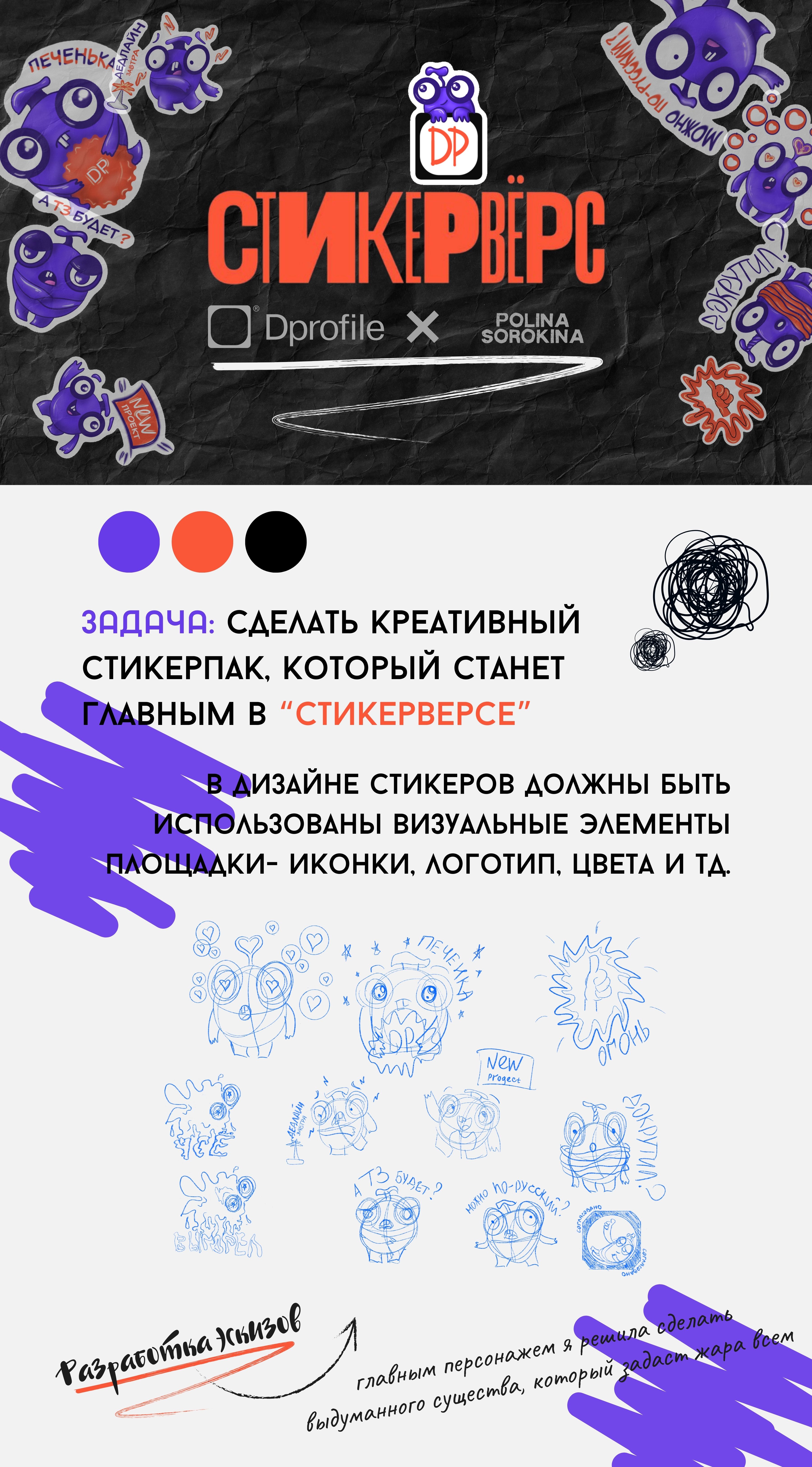 Стикеры для Dprofile — Изображение №1 — Брендинг, Графика на Dprofile