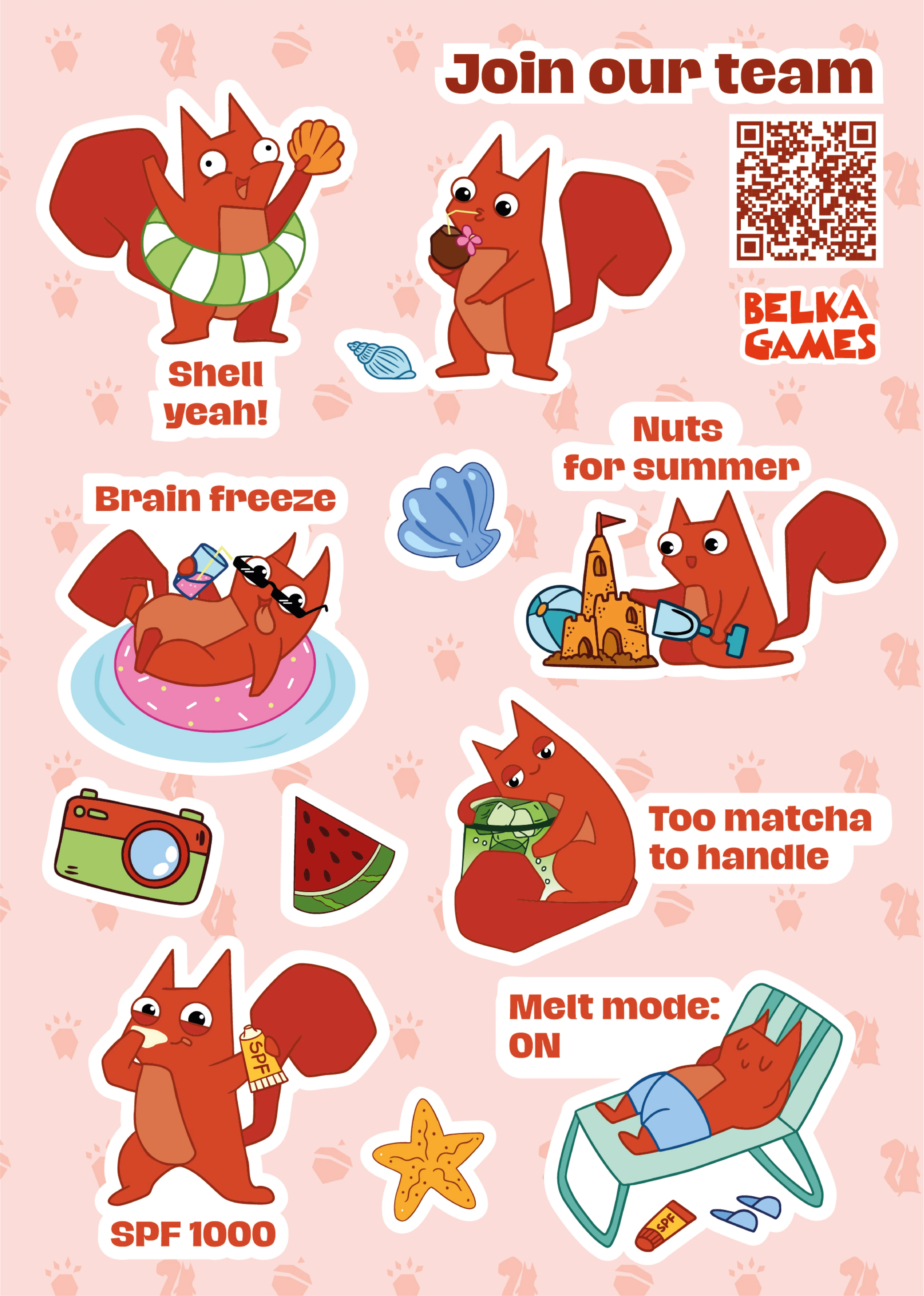 Belka Games Sticker Pack — Изображение №8 — Иллюстрация, Анимация на Dprofile