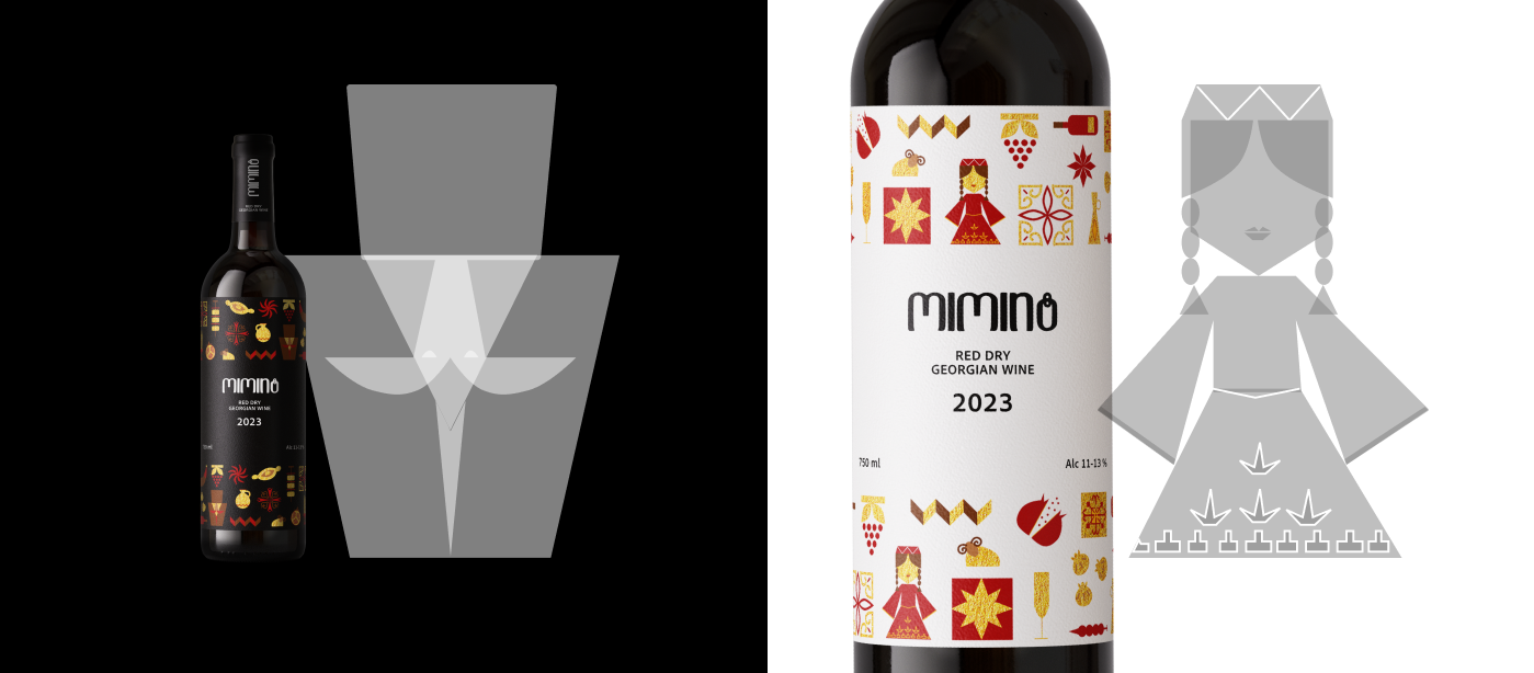 Этикетка вина MIMINO — Изображение №12 — Брендинг, Иллюстрация на Dprofile