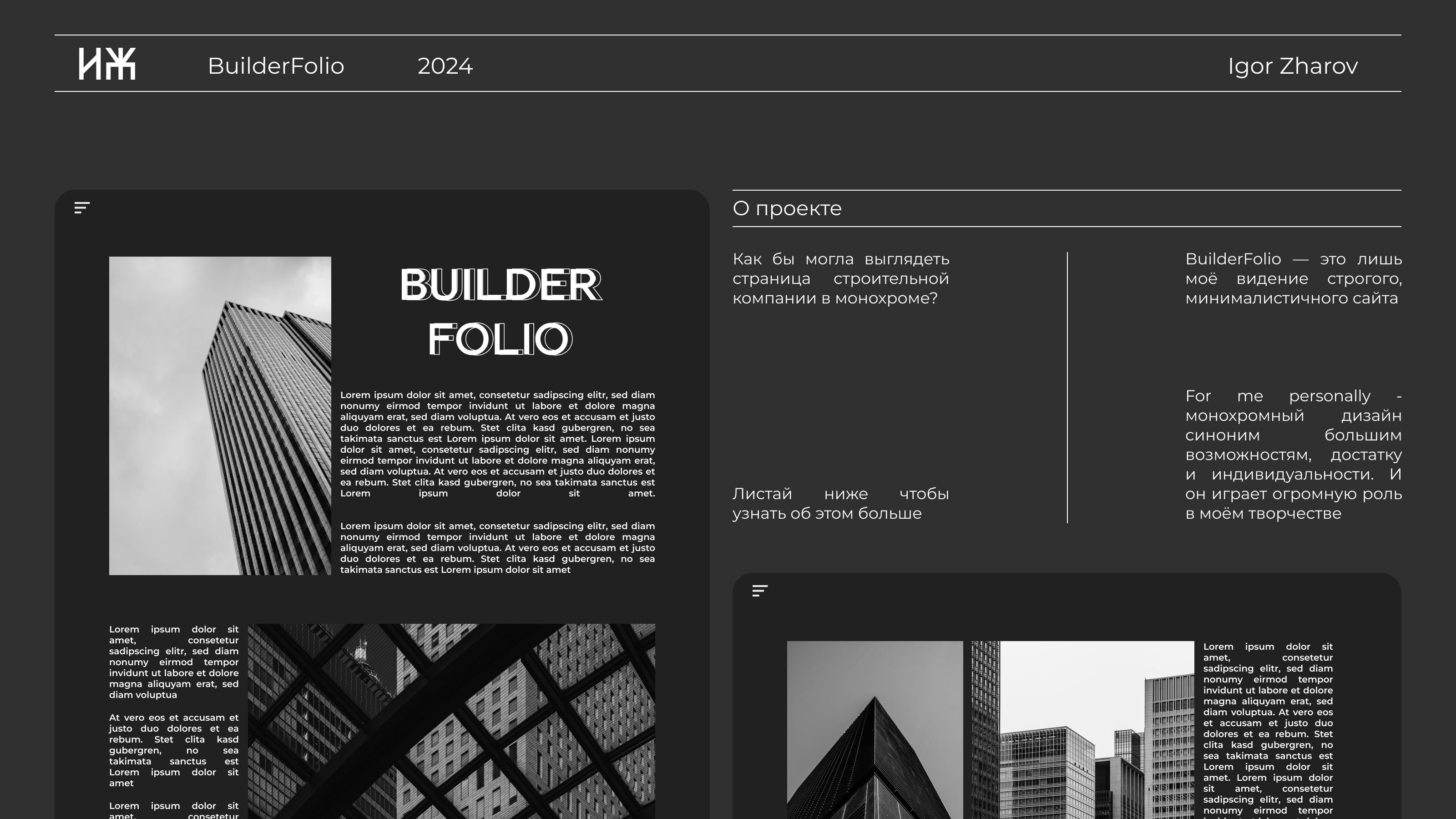 BuilderFolio — Изображение №1 — Интерфейсы на Dprofile