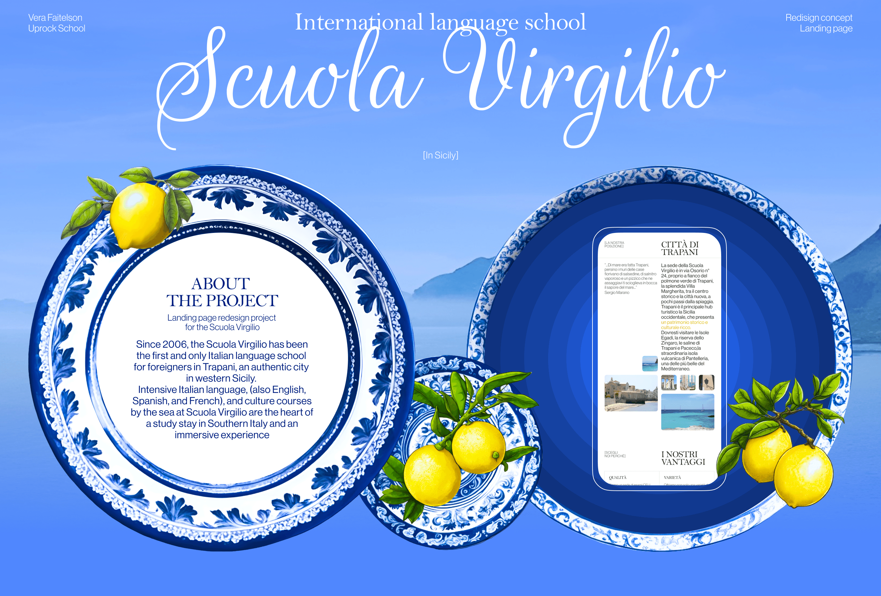 Scuola Virgilio - Landing page redesign project — Изображение №1 — Интерфейсы, Маркетинг на Dprofile