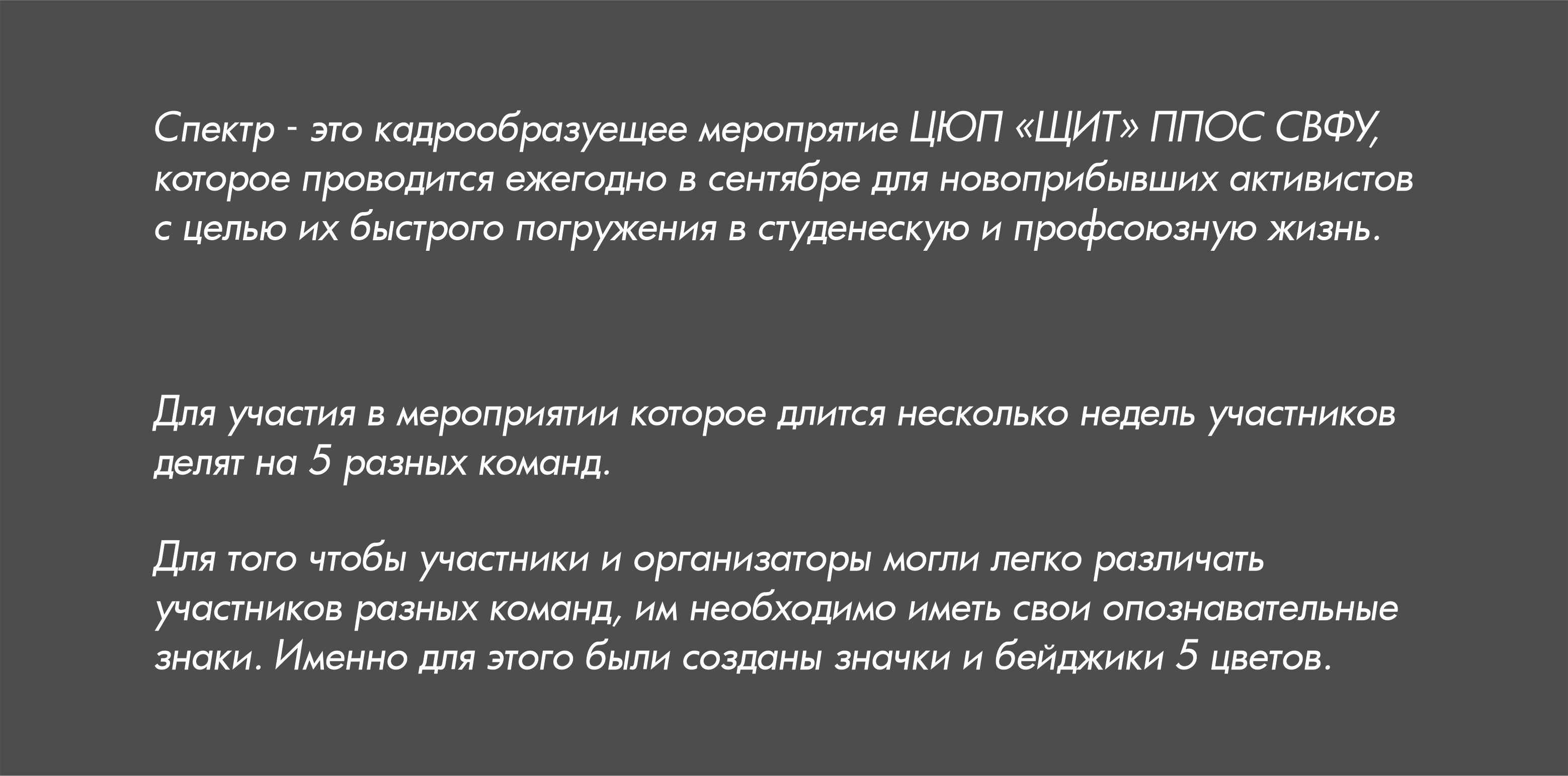 Раздаточный материал "СПЕКТР" — Изображение №2 — Графика на Dprofile