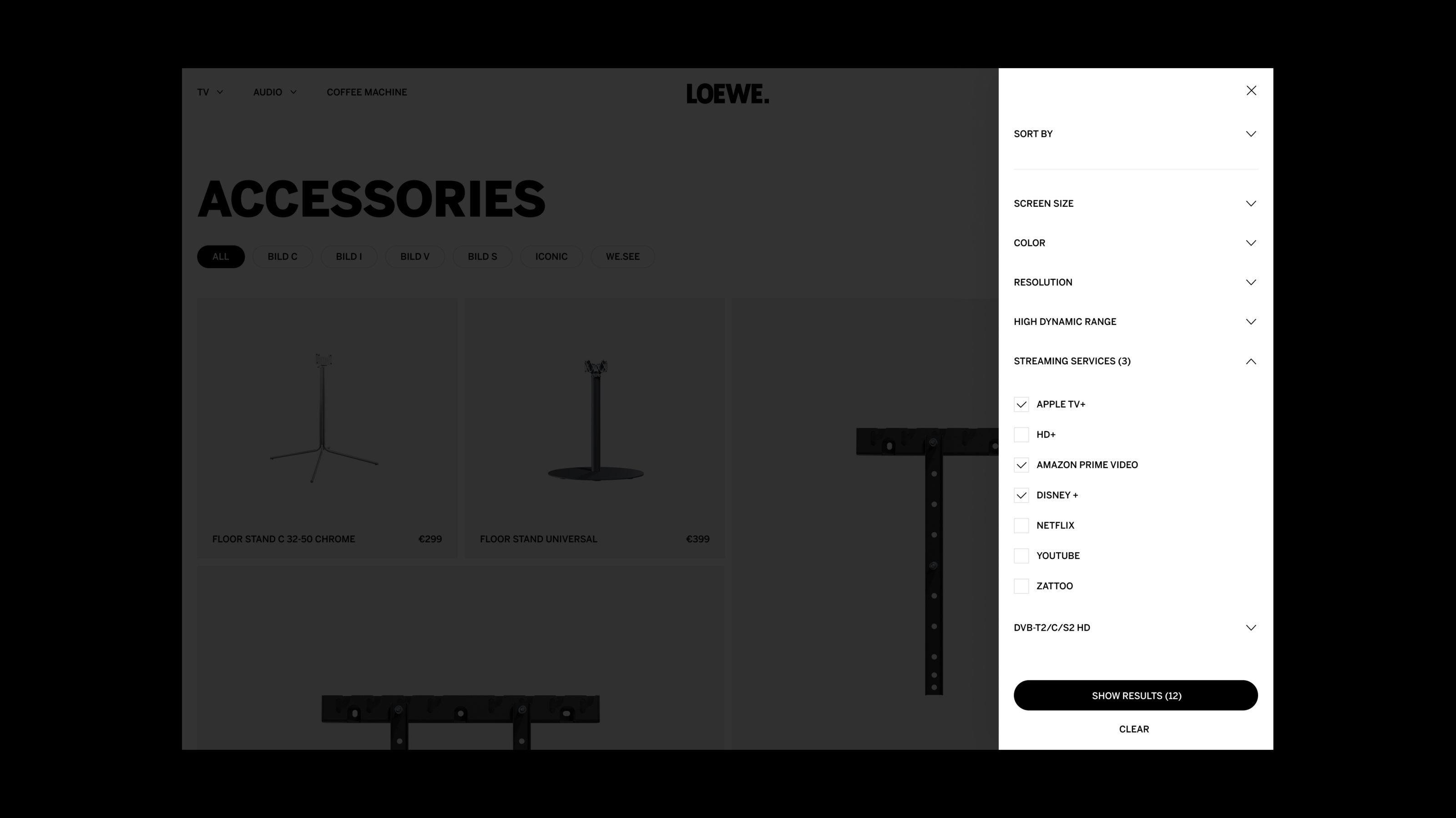 Loewe — Изображение №5 — Интерфейсы, Анимация на Dprofile