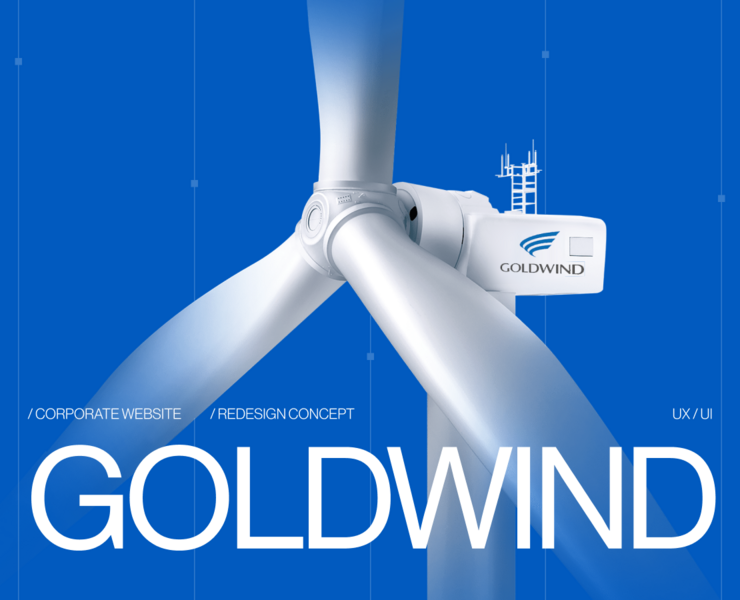 GOLDWIND | Website redesign на Dprofile