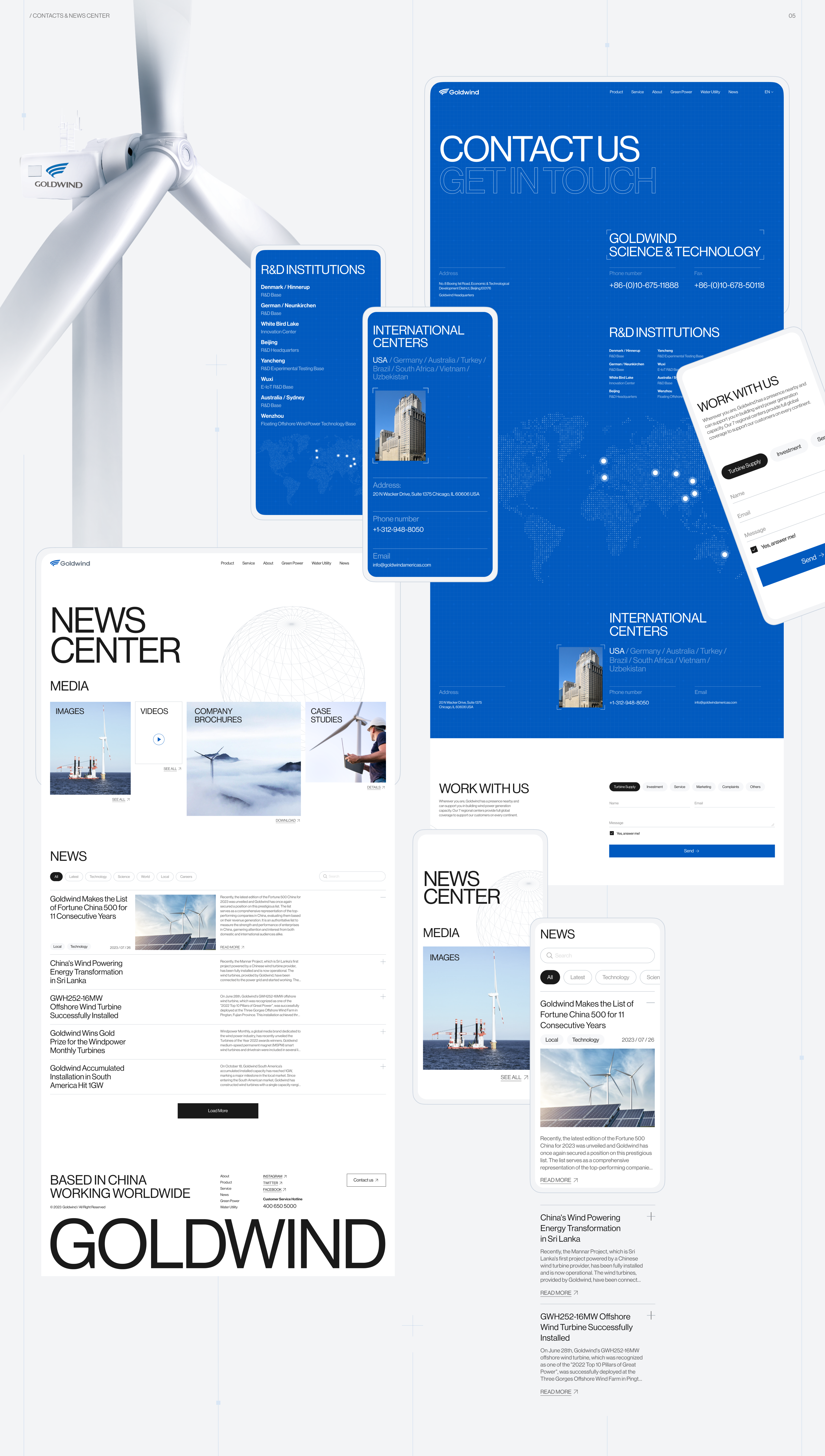GOLDWIND | Website redesign — Изображение №9 — Интерфейсы, Брендинг на Dprofile