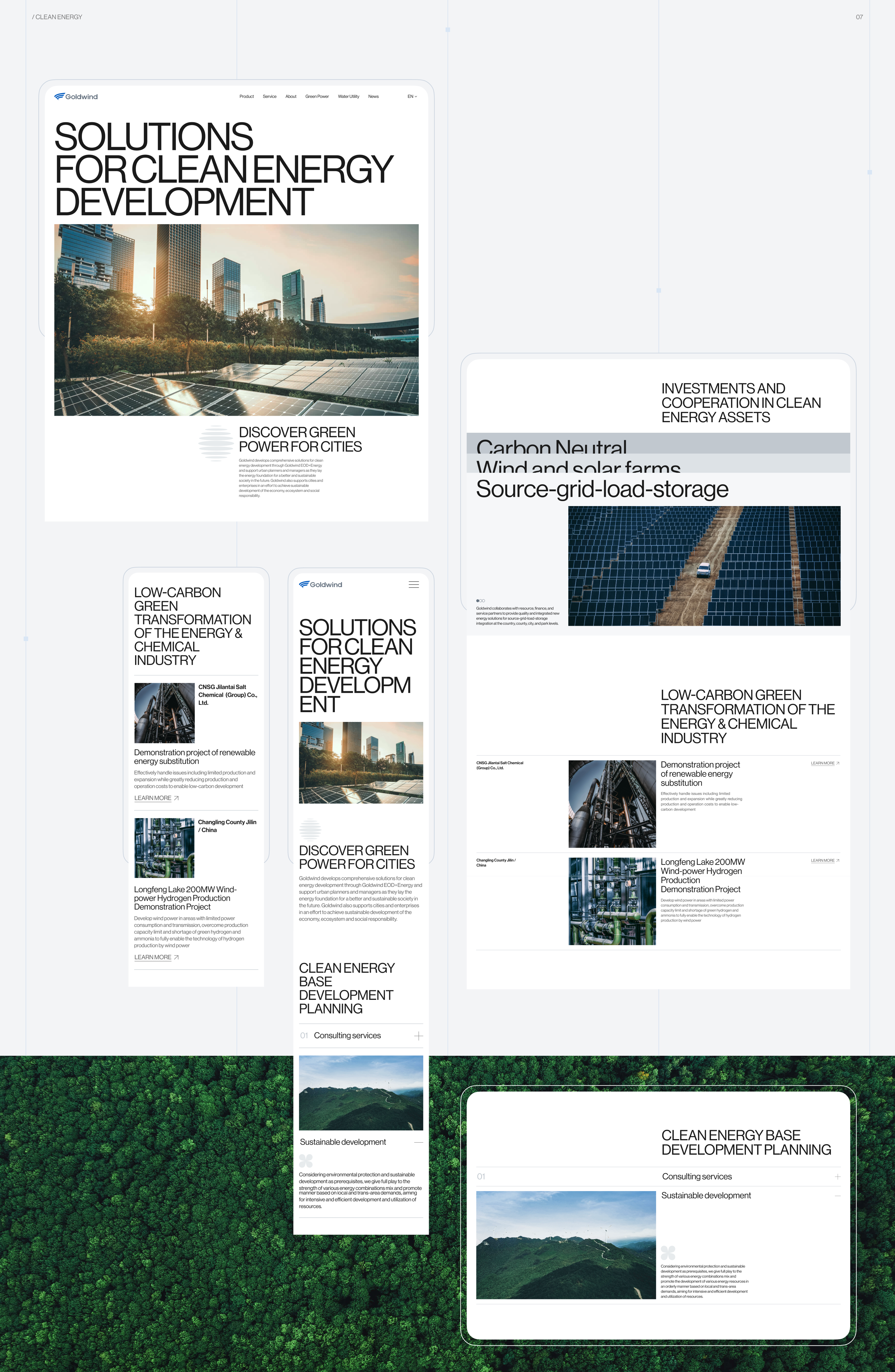 GOLDWIND | Website redesign — Изображение №12 — Интерфейсы, Брендинг на Dprofile