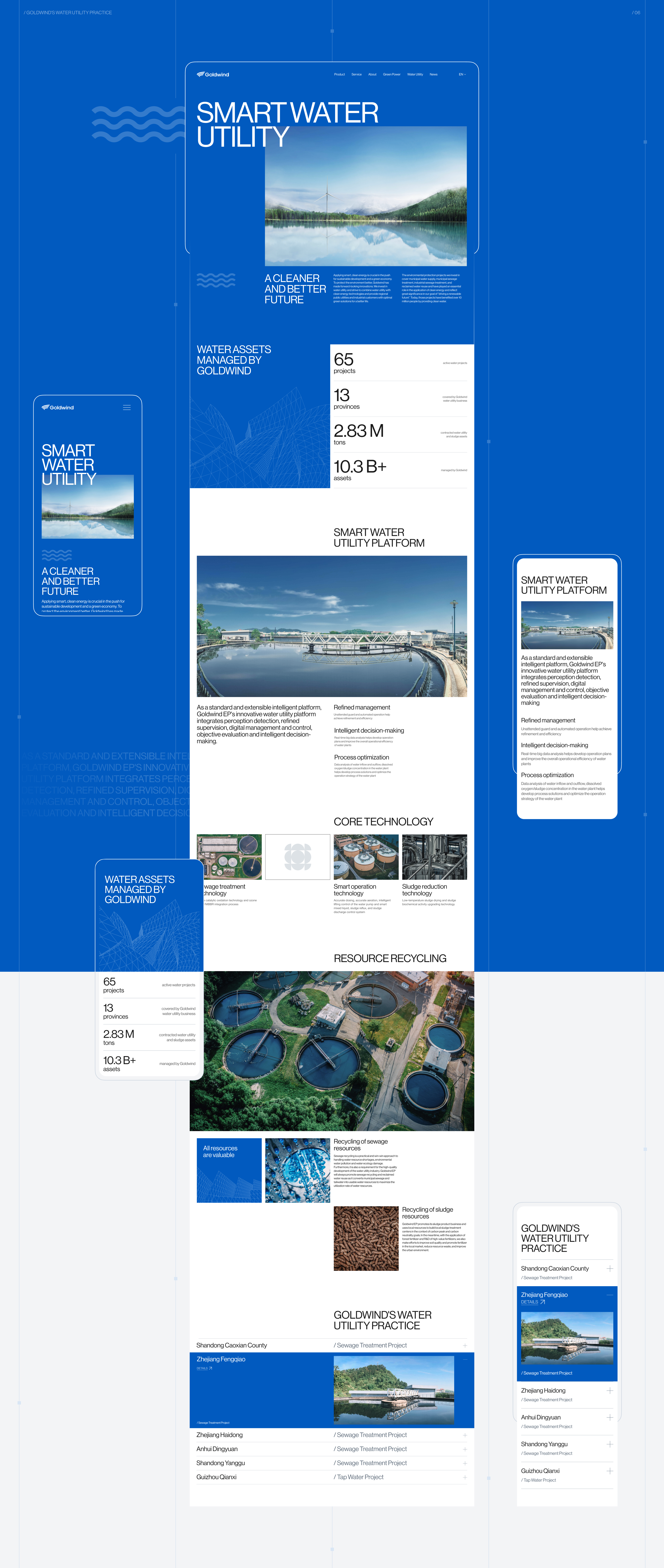GOLDWIND | Website redesign — Изображение №10 — Интерфейсы, Брендинг на Dprofile