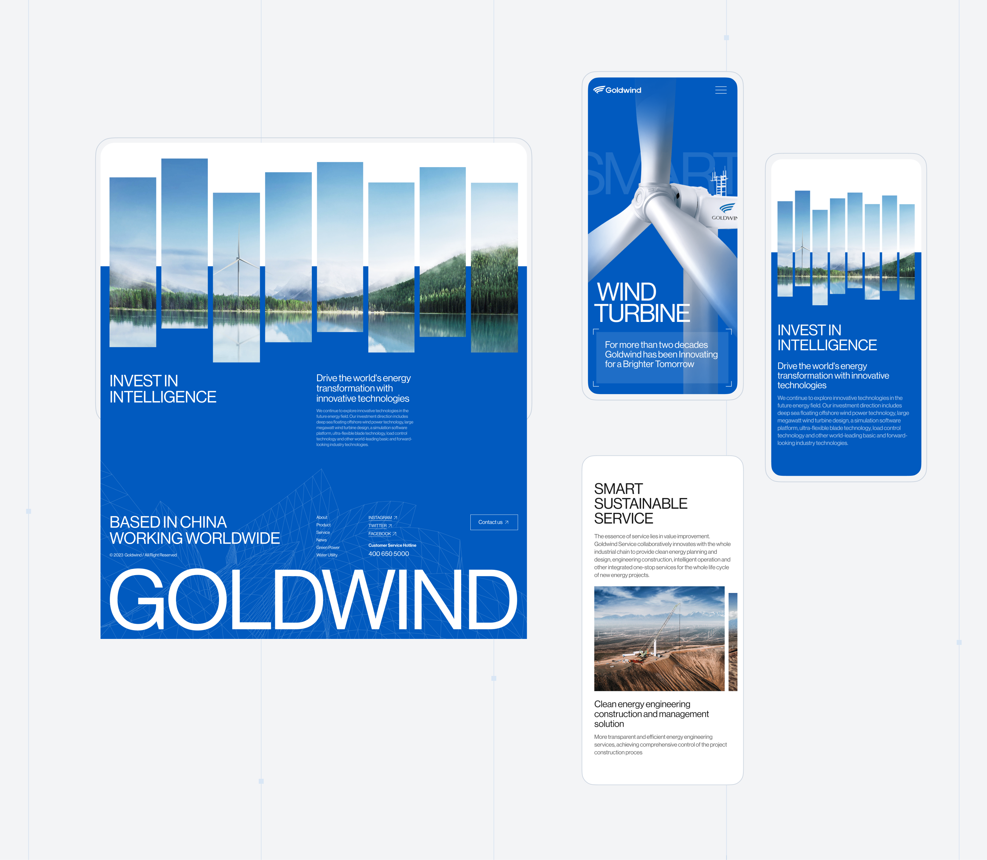 GOLDWIND | Website redesign — Изображение №4 — Интерфейсы, Брендинг на Dprofile