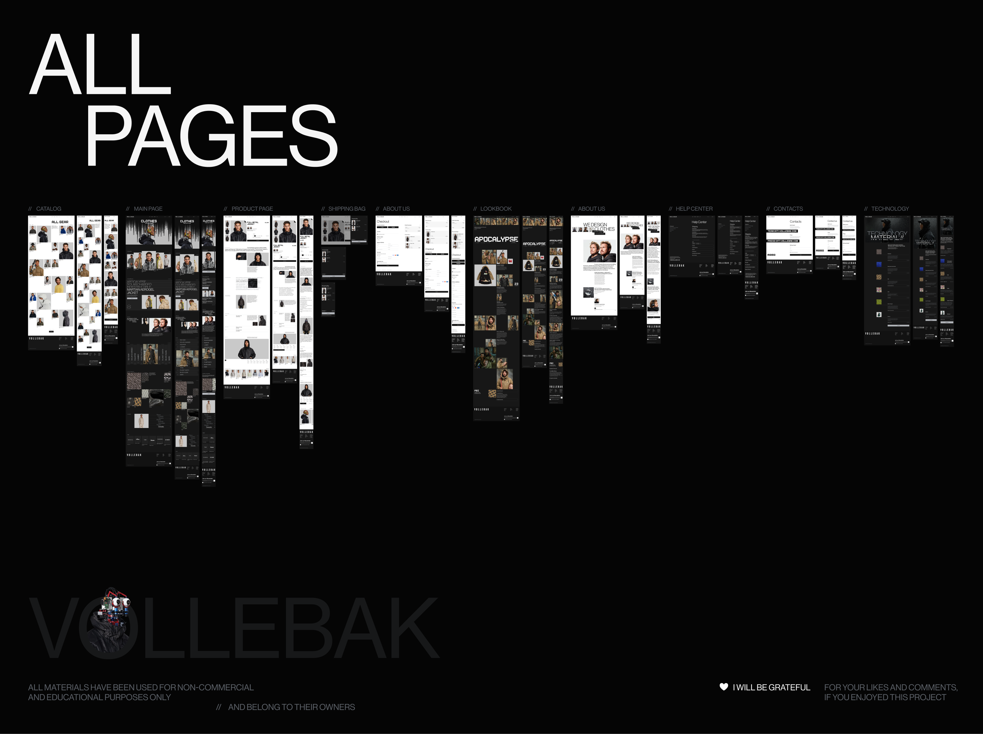 Vollebak | E-commerce — Изображение №16 — Интерфейсы, Брендинг на Dprofile