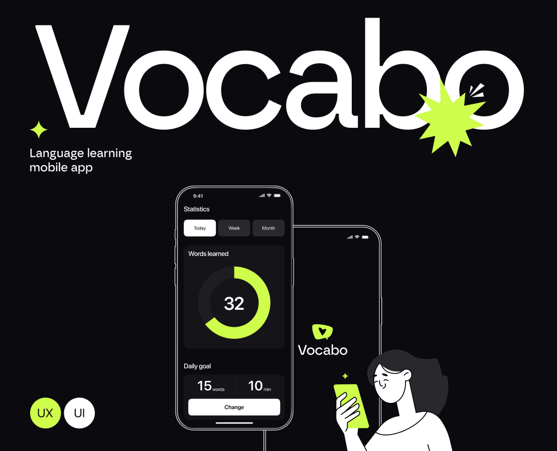 Vocabo | Mobile app на Dprofile