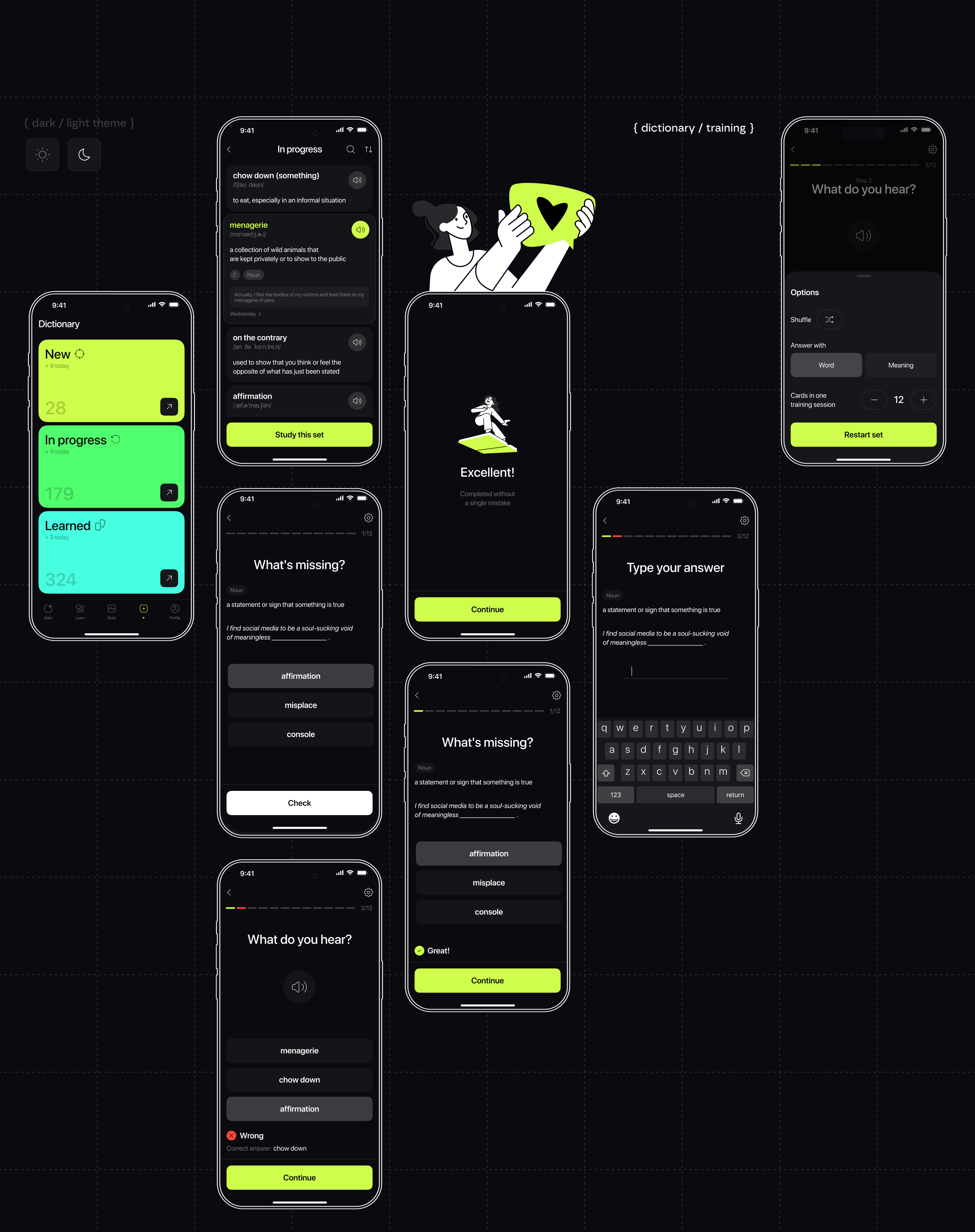 Vocabo | Mobile app — Изображение №10 — Интерфейсы на Dprofile