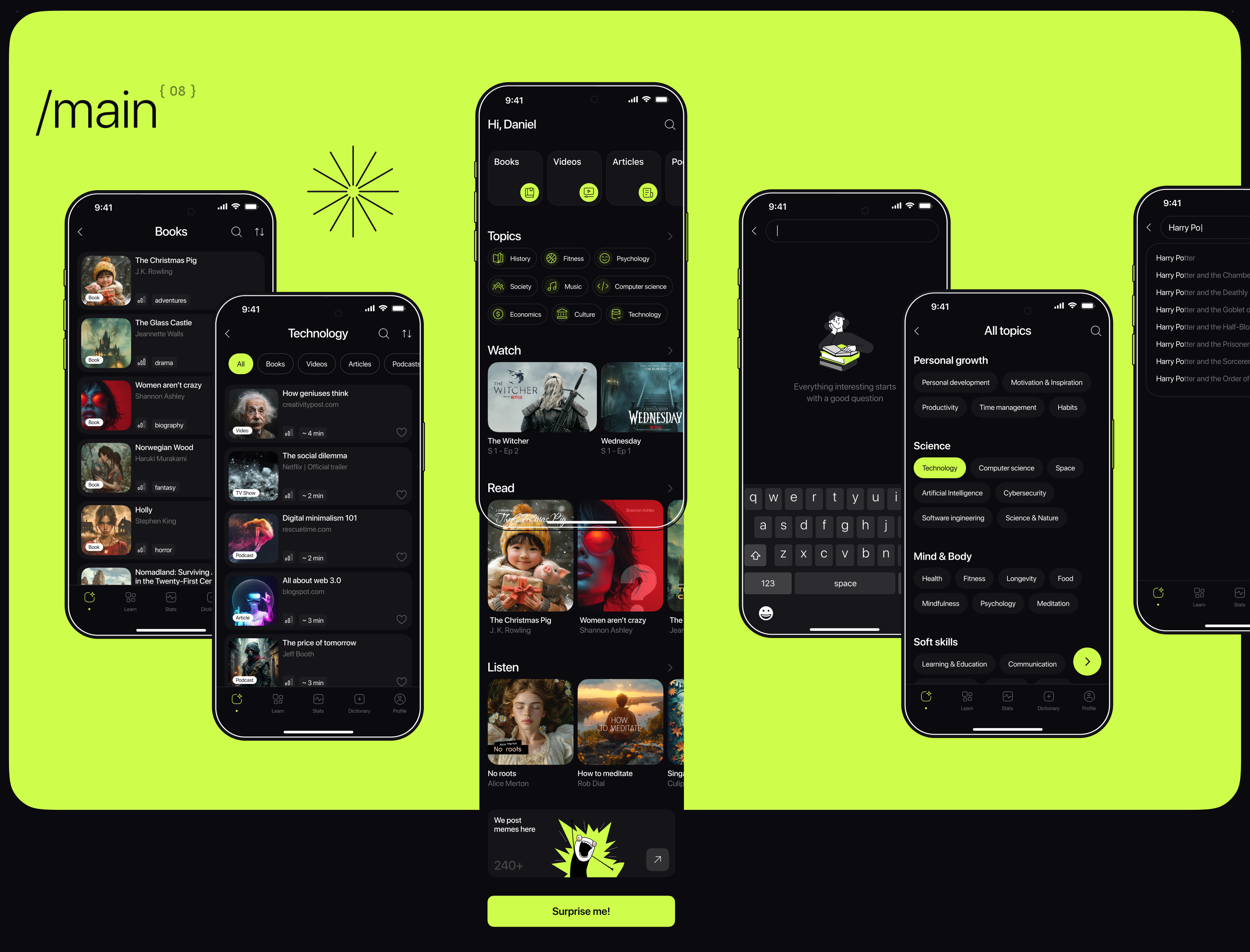 Vocabo | Mobile app — Изображение №8 — Интерфейсы на Dprofile