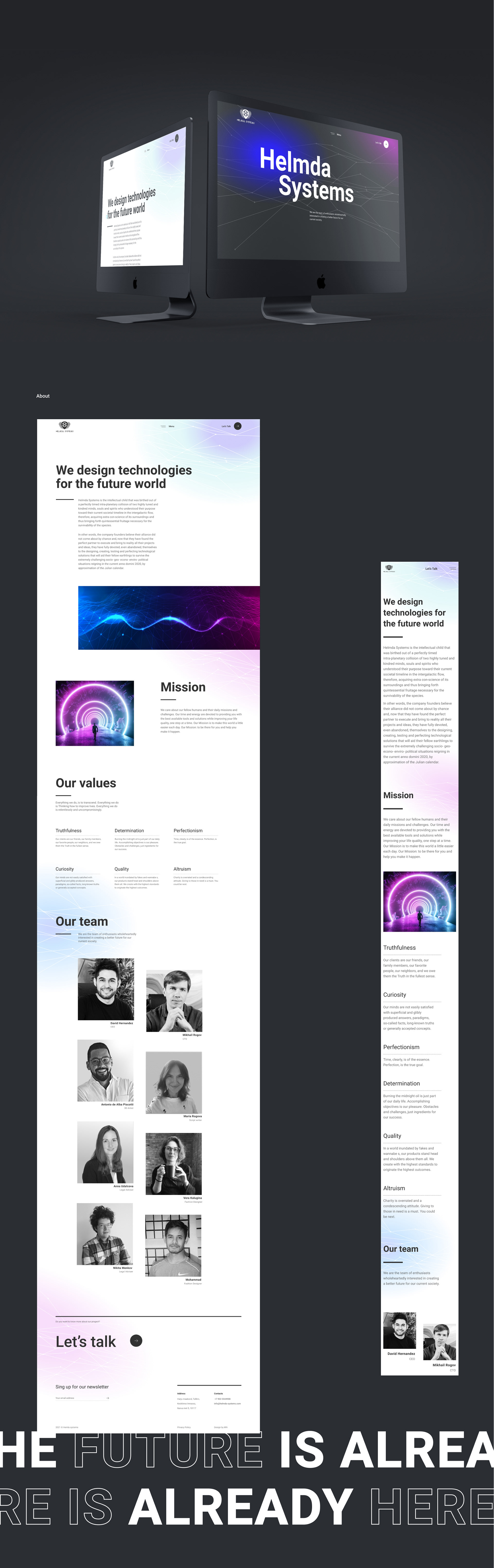 Website for tech startup — Изображение №6 — Интерфейсы на Dprofile