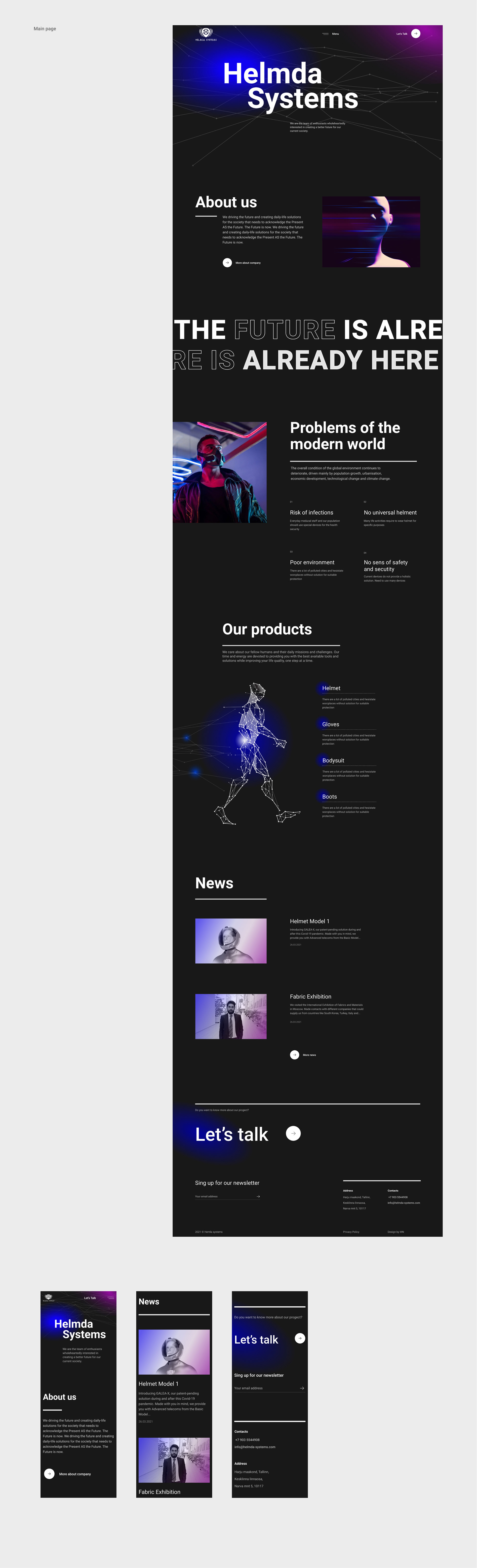 Website for tech startup — Изображение №2 — Интерфейсы на Dprofile