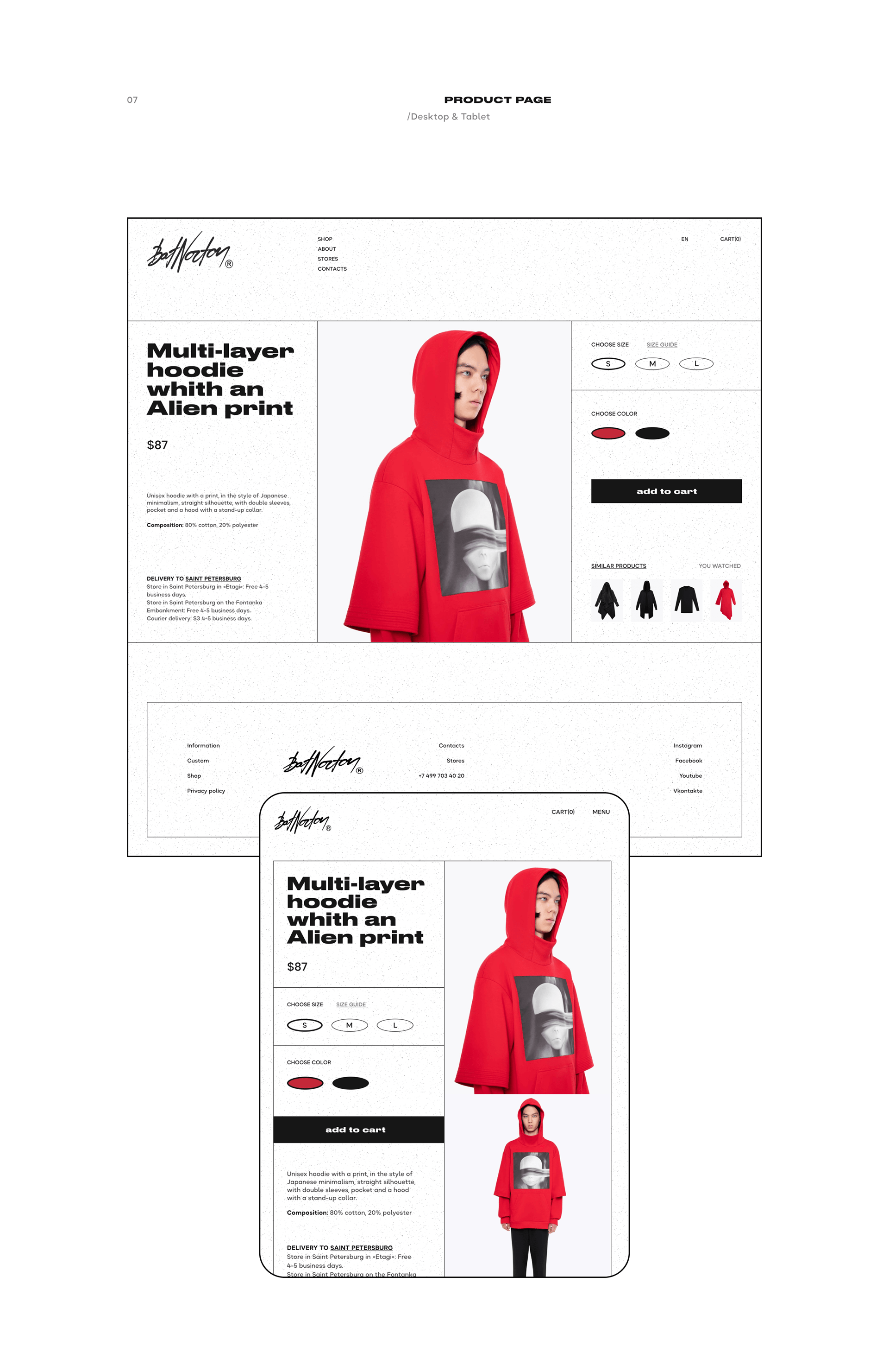 Bat Norton / E-commerce — Изображение №7 — Интерфейсы на Dprofile