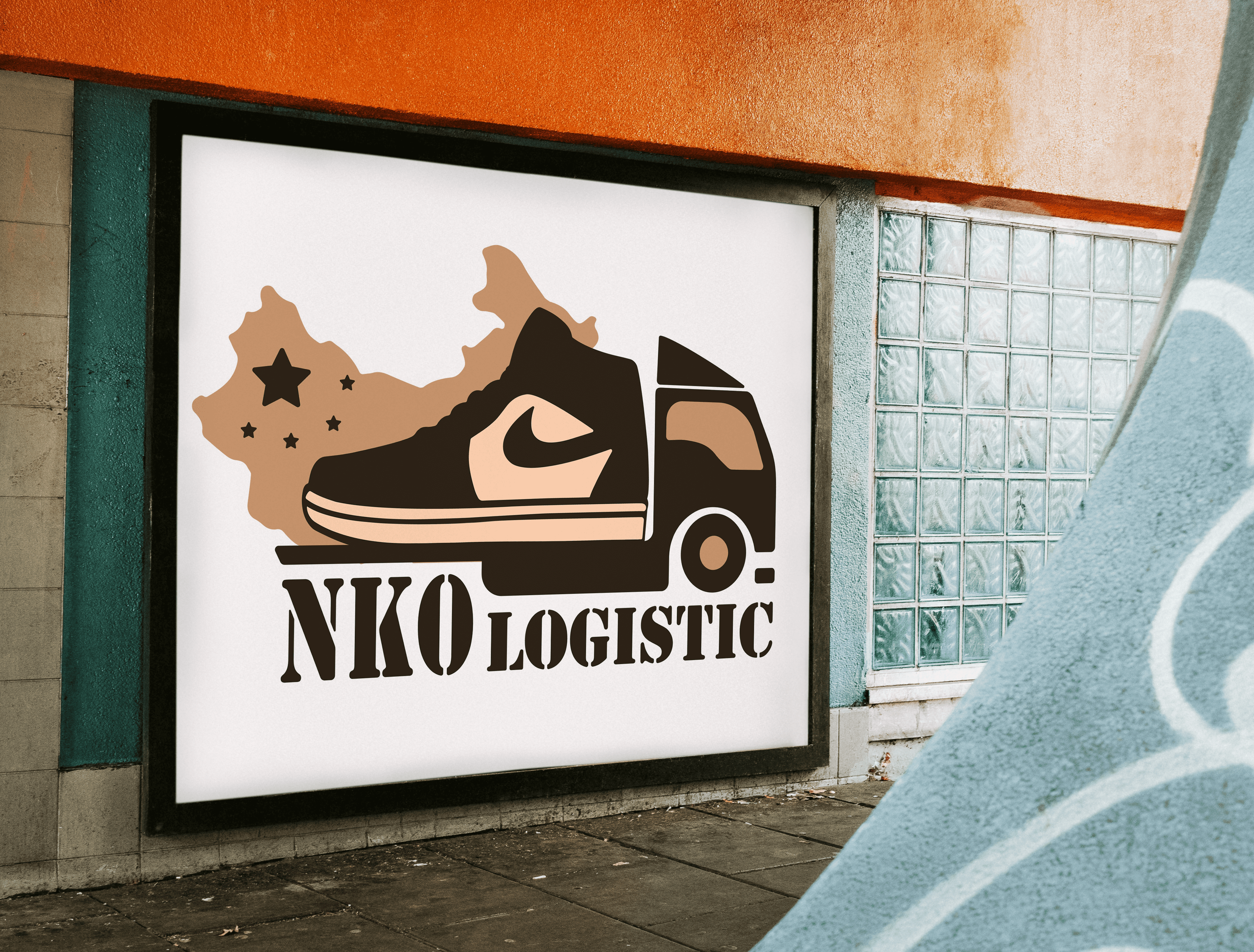 Магазин кроссовок "NKOlogistic" — Изображение №1 — Брендинг, Иллюстрация на Dprofile