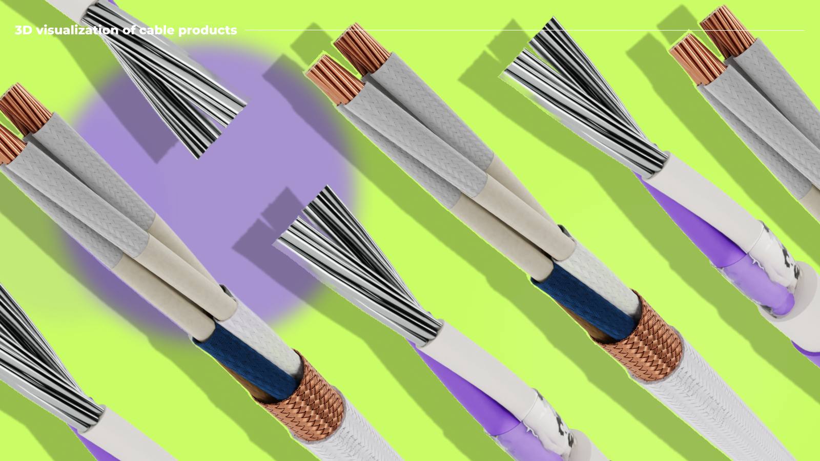 3D Visualization of сable products — Изображение №6 — Иллюстрация, 3D на Dprofile