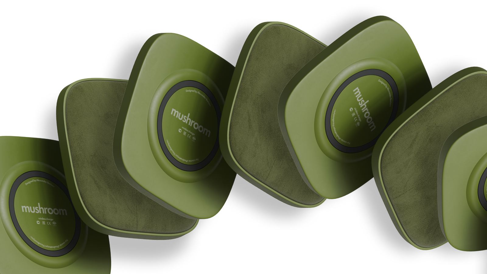 Wireless charging MUSHROOM — Изображение №8 — Брендинг, 3D на Dprofile