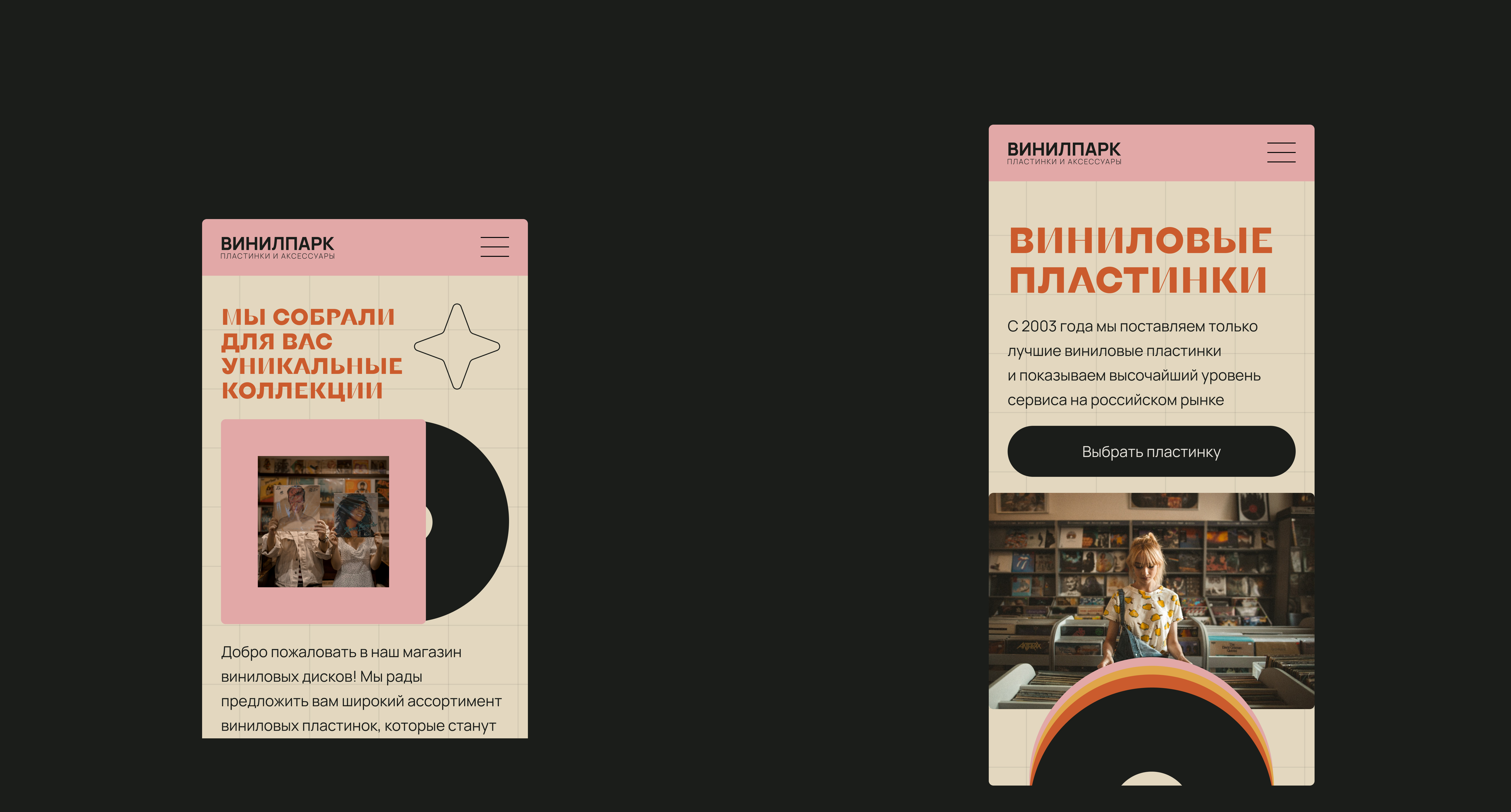 Website design for an online vinyl record store — Изображение №16 — Интерфейсы на Dprofile