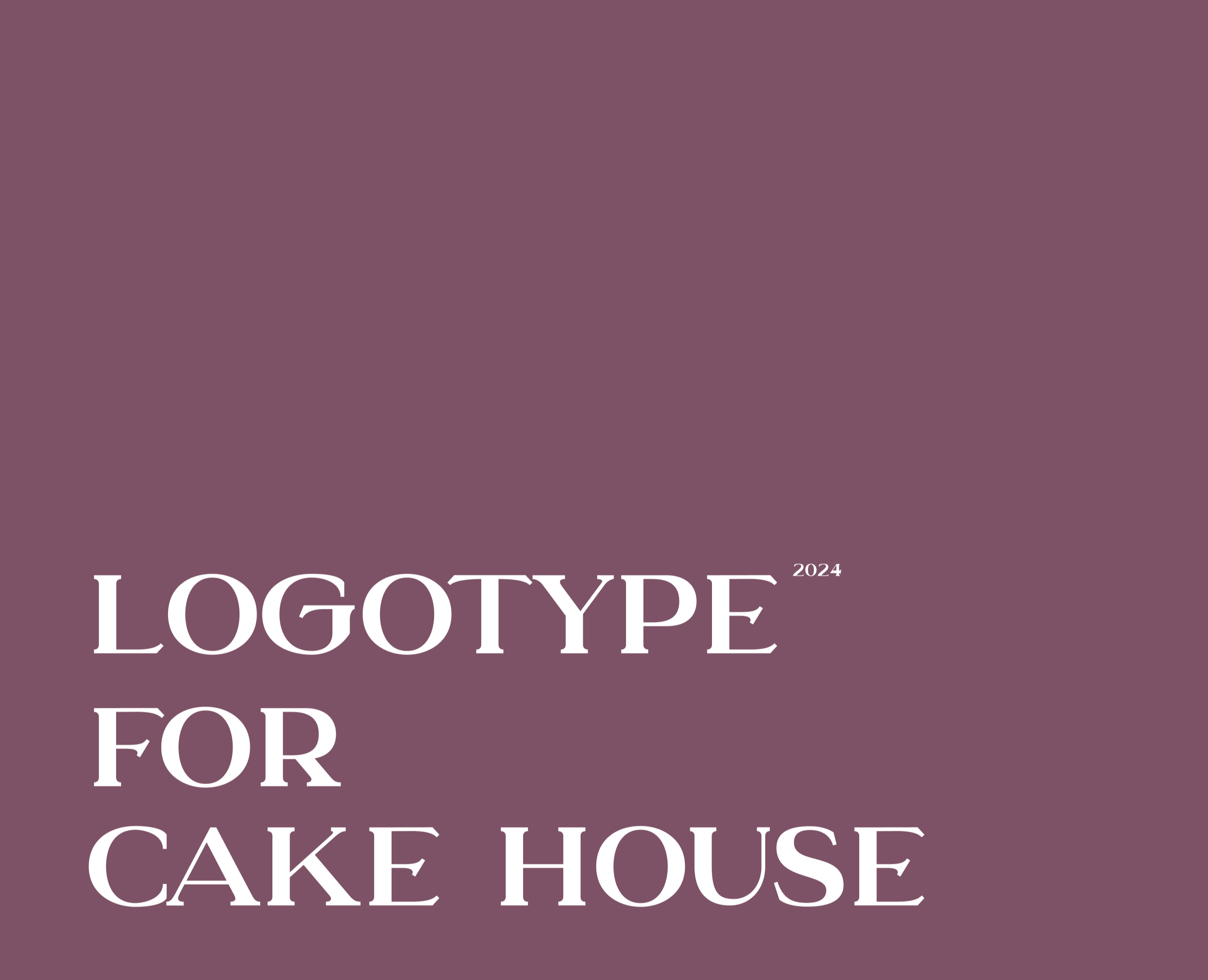 Logotype for cake house — Брендинг на Dprofile
