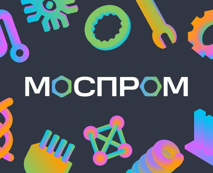 Айдентика АНО «МОСПРОМ» — Брендинг, Графика на Dprofile