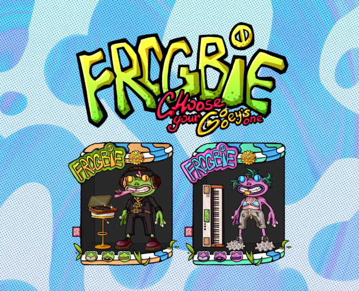 FROGBIE NFT PFP COLLECTION — Иллюстрация на Dprofile