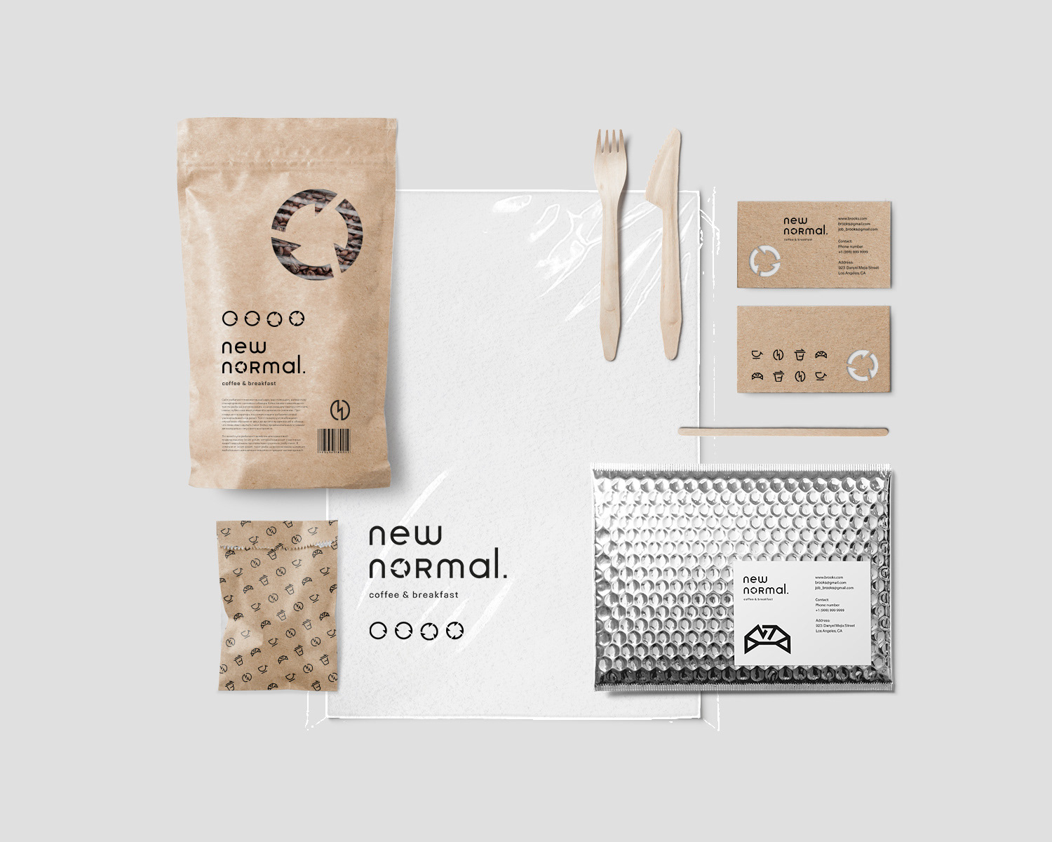 New Normal Cafe — Изображение №5 — Брендинг на Dprofile