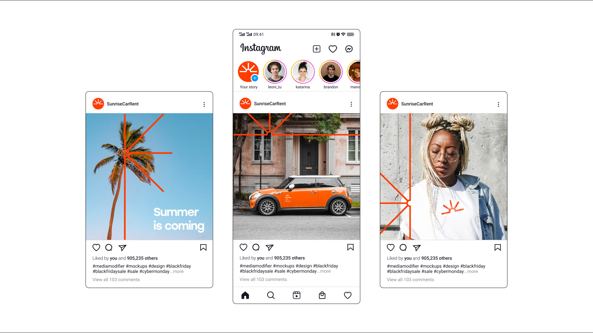 Sunrise Car Rental — Изображение №6 — Брендинг на Dprofile