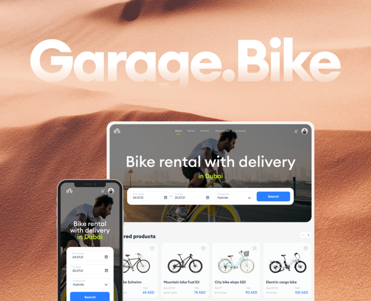 «Garage.Bike» — Bike rental with delivery in Dubai на Dprofile