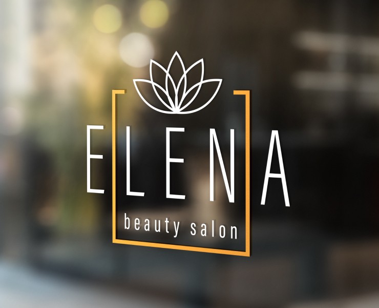 ELENA beauty - logo and brand identity — Интерфейсы, Брендинг на Dprofile