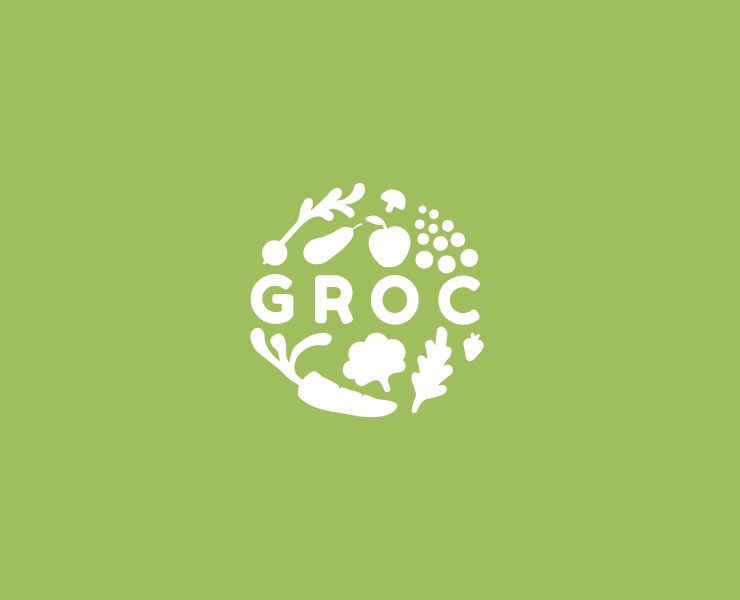 GROC - logo and brand identity — Брендинг, Графика на Dprofile