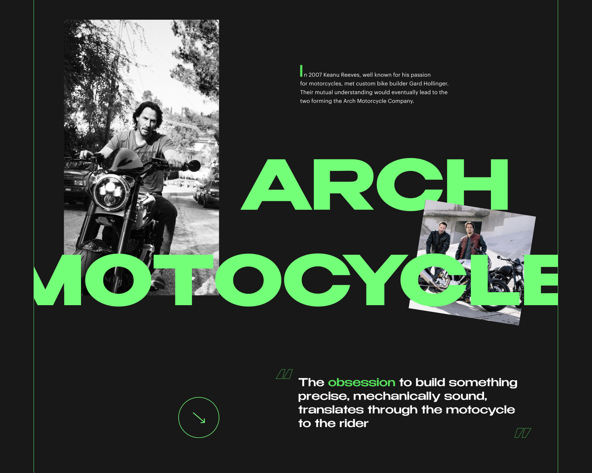 KEANU REEVES WEB DESIGN CONCEPT — Изображение №6 — Интерфейсы на Dprofile