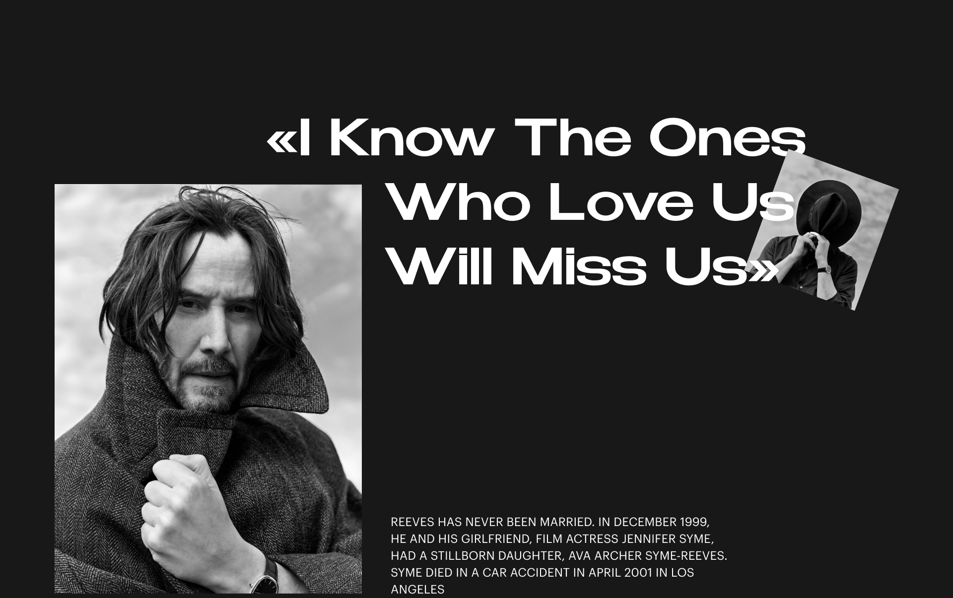 KEANU REEVES WEB DESIGN CONCEPT — Изображение №10 — Интерфейсы на Dprofile