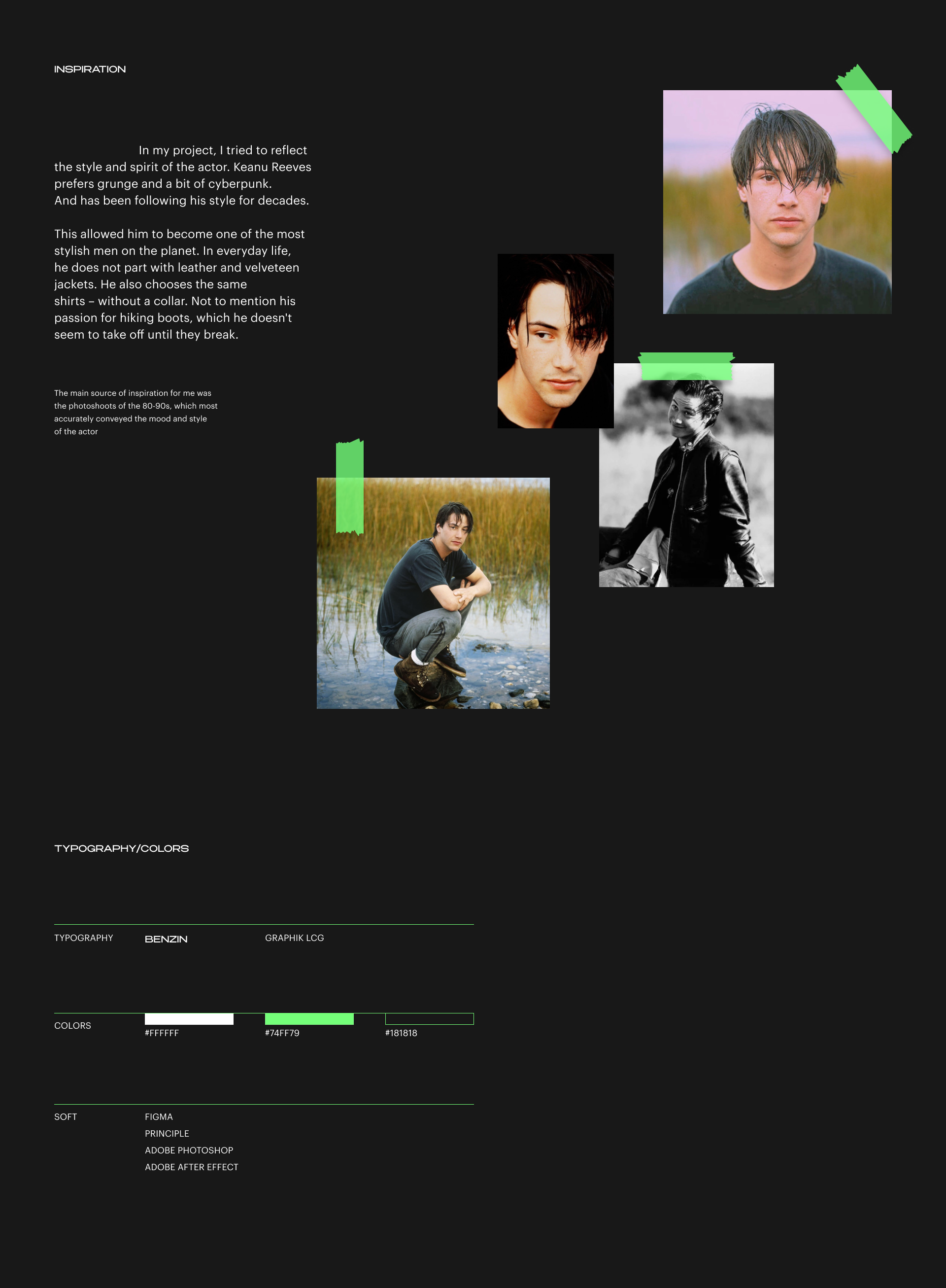 KEANU REEVES WEB DESIGN CONCEPT — Изображение №2 — Интерфейсы на Dprofile