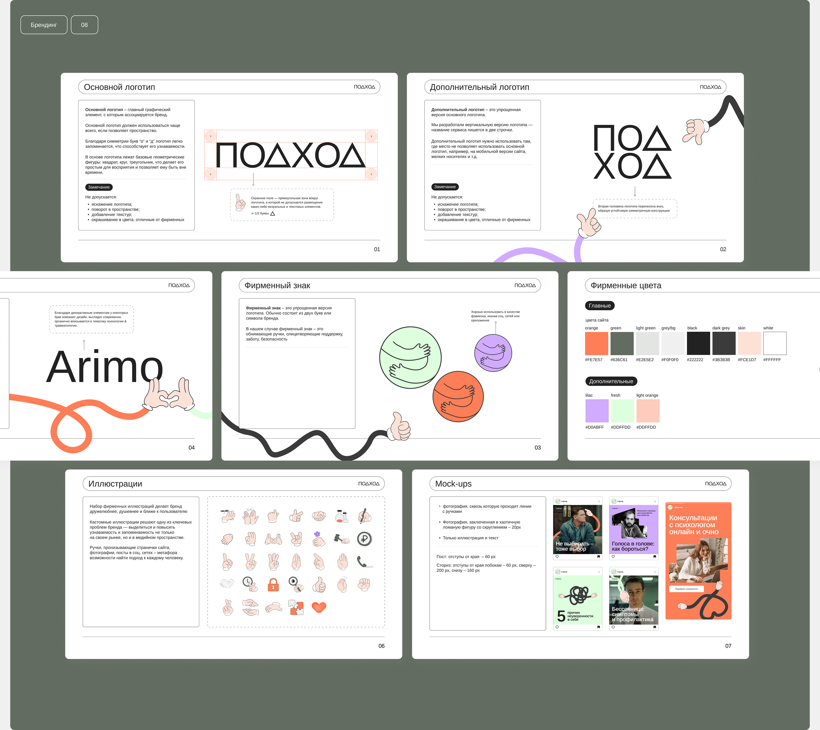 Центр психологов и травматологов «Подход» — Изображение №15 — Интерфейсы, Брендинг на Dprofile