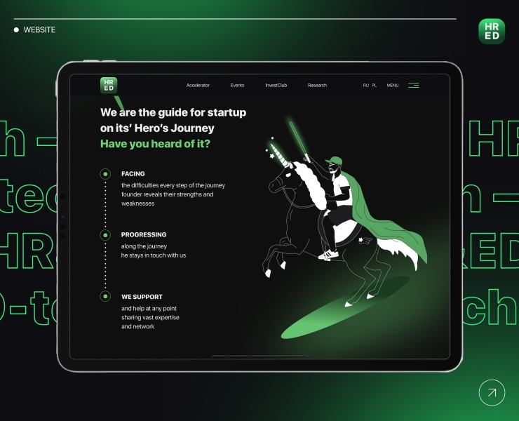 Website & Identity for HrEd Tech Company — Интерфейсы, Брендинг на Dprofile