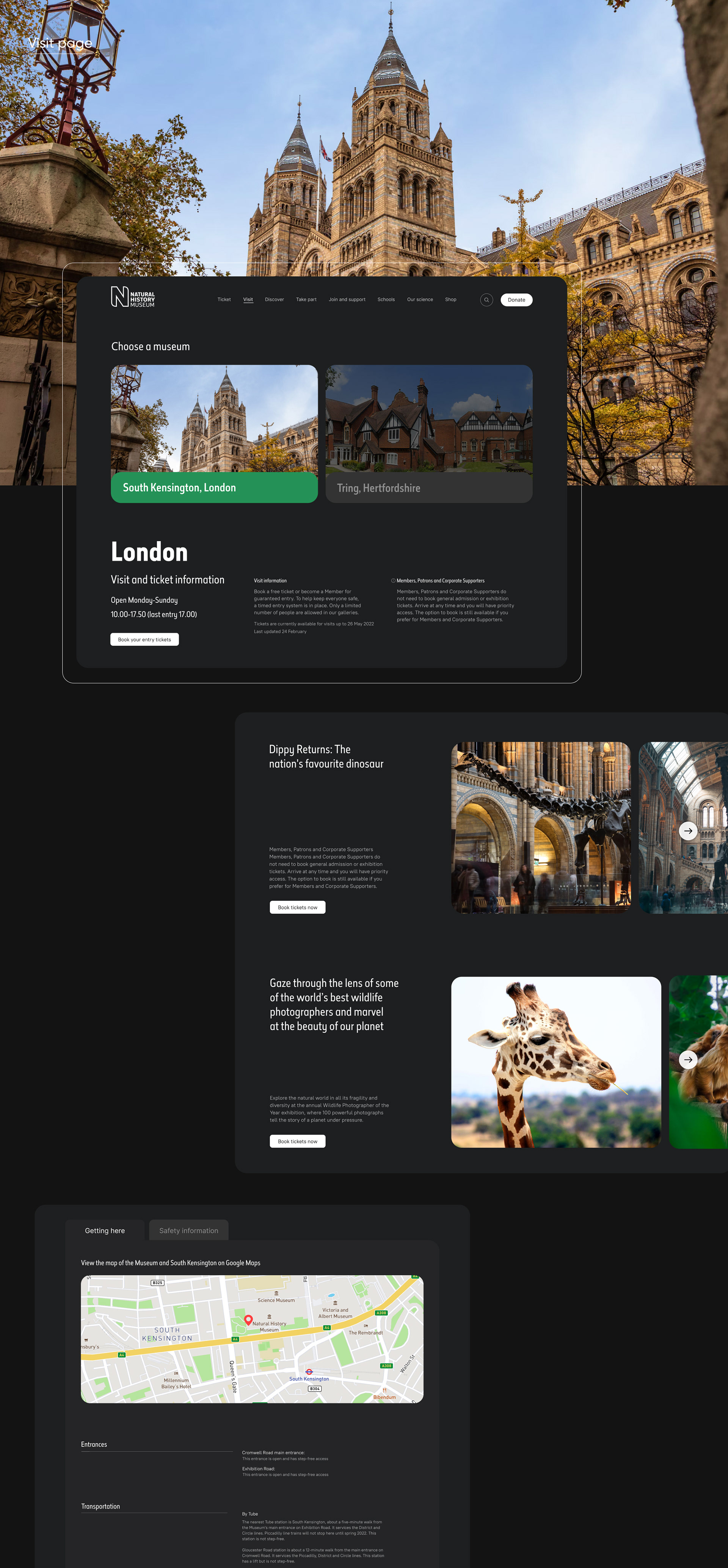 Museum site redesign — Изображение №5 — Интерфейсы на Dprofile