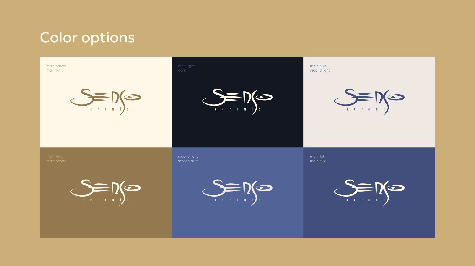 Senso ceramic — Изображение №3 — Брендинг на Dprofile