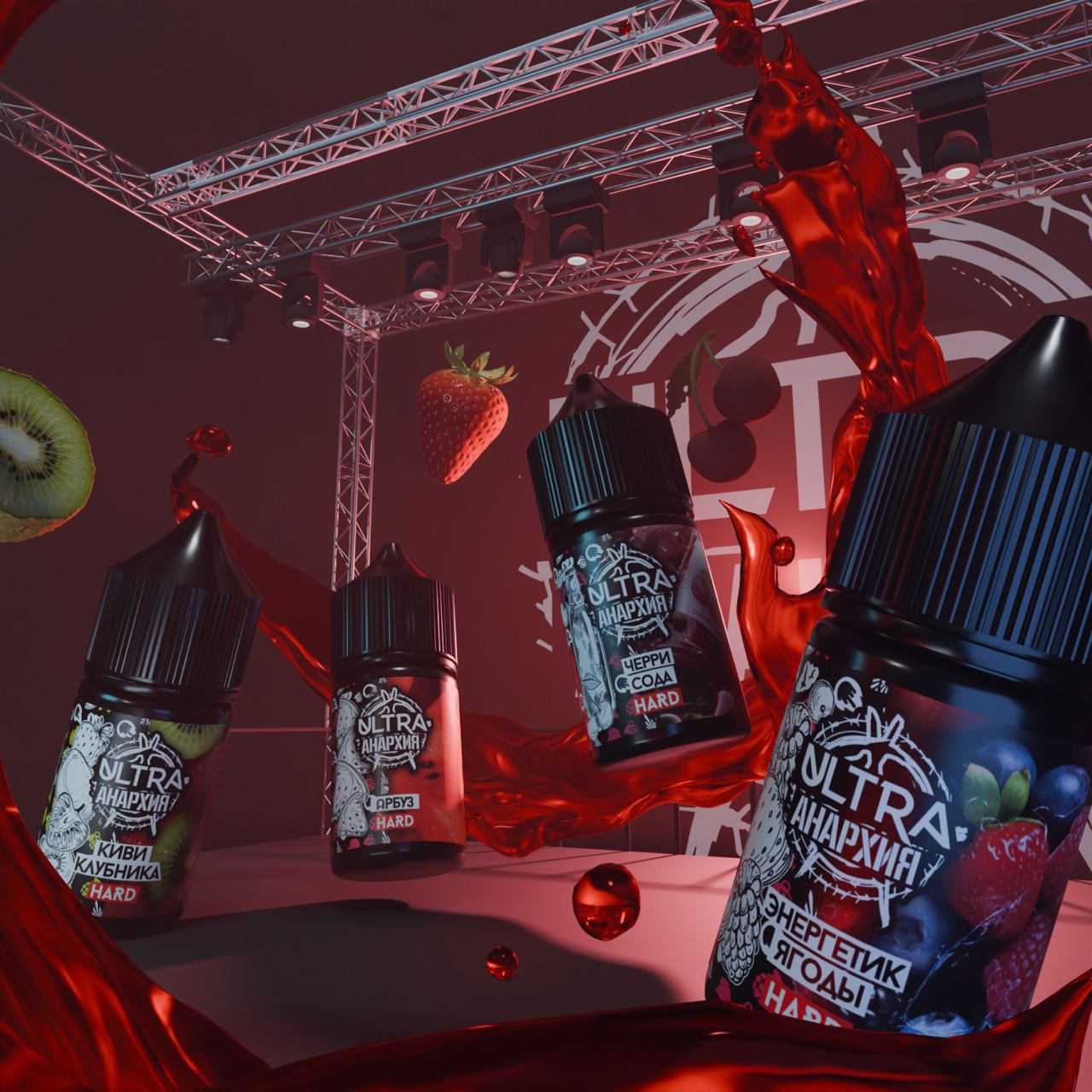 ULTRA АНАРХИЯ E-LIQUID Promo — Изображение №1 — Графика, Маркетинг на Dprofile