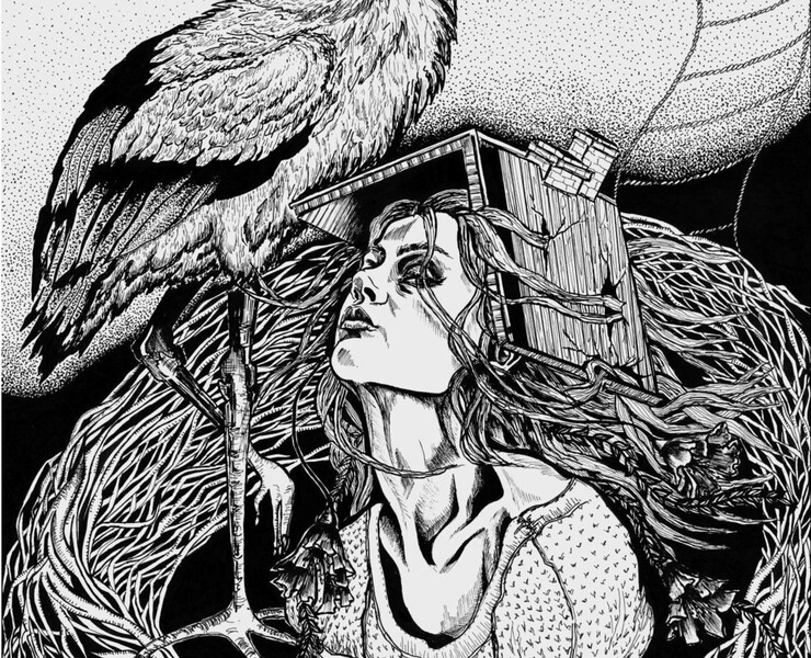 Книжные иллюстрации: Бестиарий — Иллюстрация, Графика на Dprofile