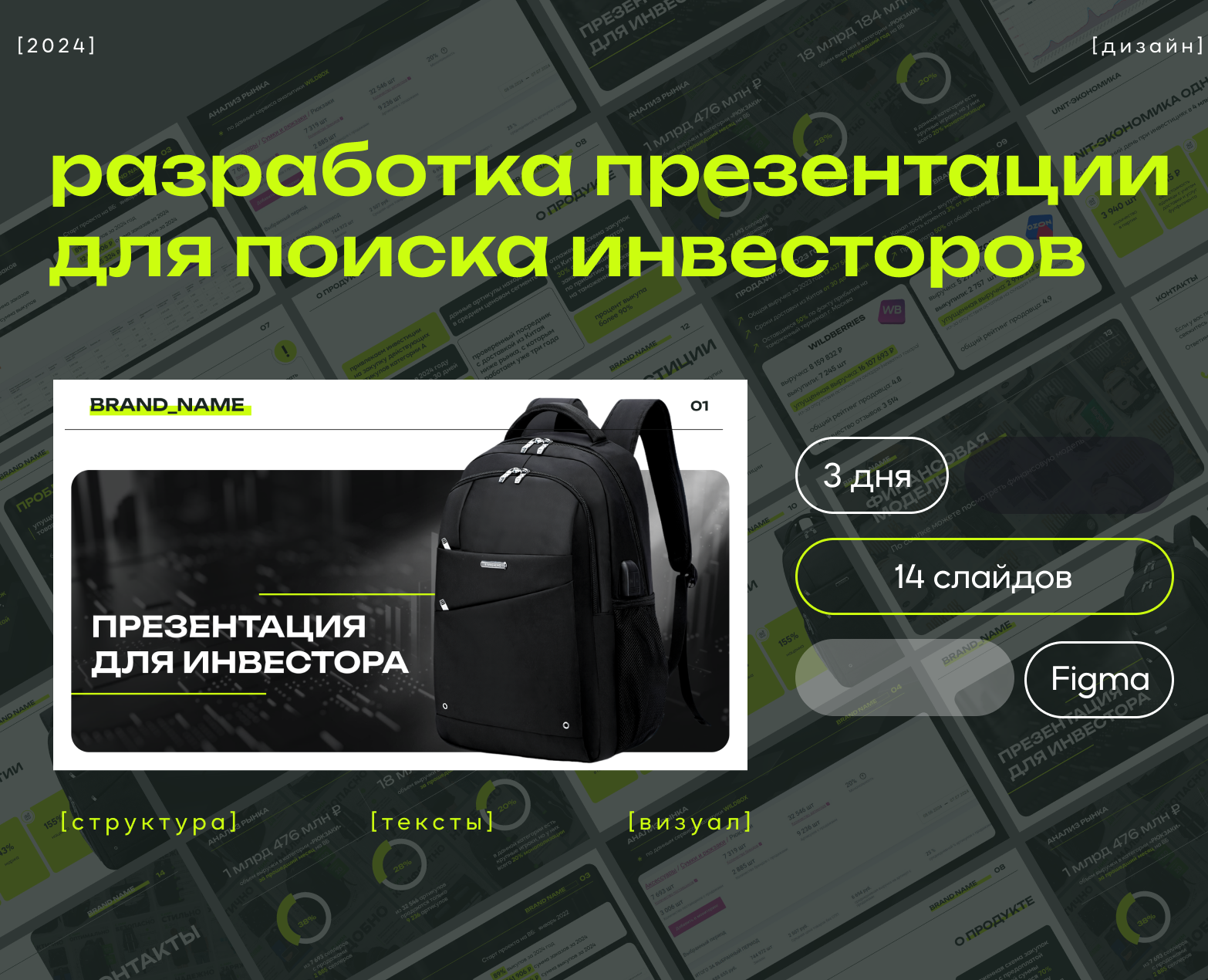 Презентация для инвесторов — Интерфейсы, Маркетинг на Dprofile