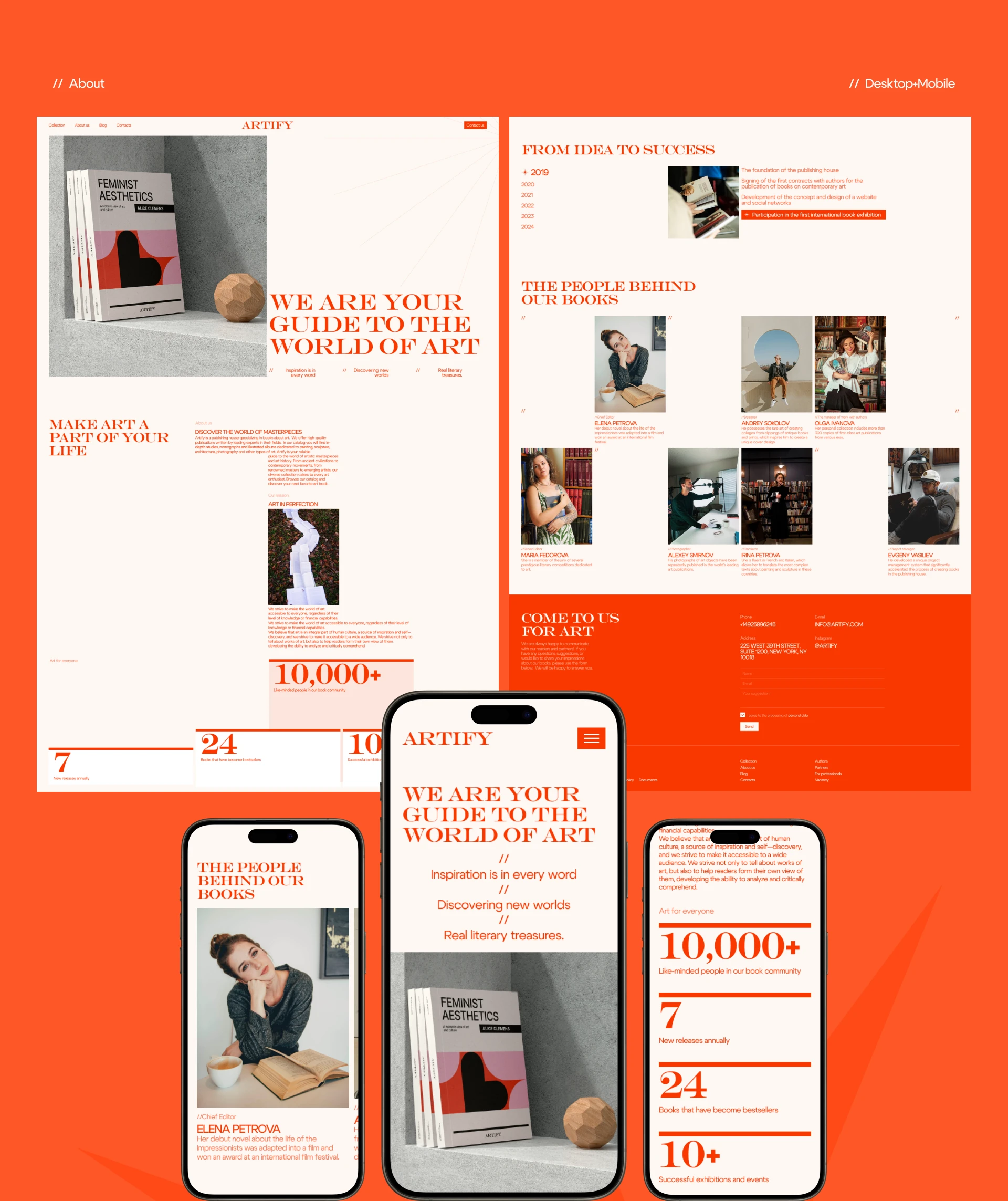 ARTIFY — Изображение №13 — Интерфейсы, Брендинг на Dprofile