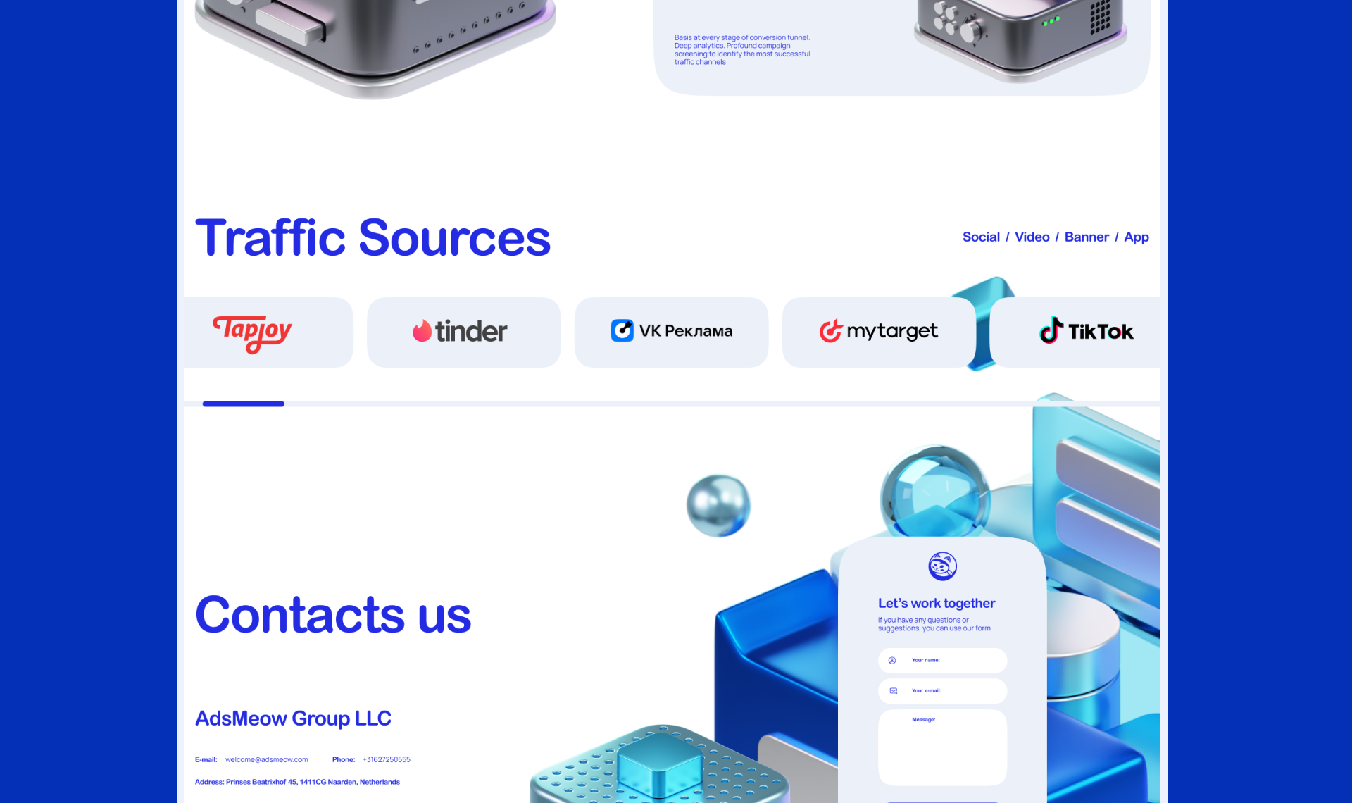 Adsmeow — Изображение №6 — Интерфейсы, 3D на Dprofile