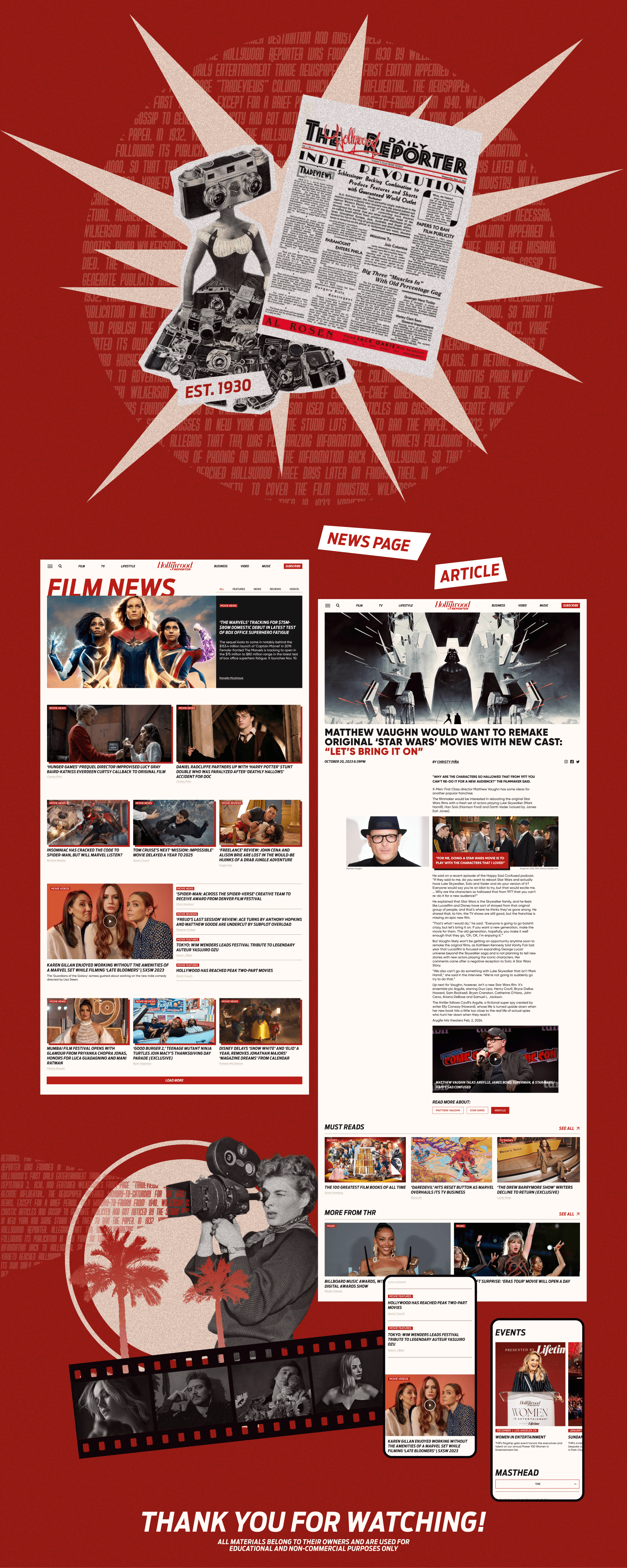 The Hollywood Reporter / News Website Redesign — Изображение №6 — Интерфейсы на Dprofile