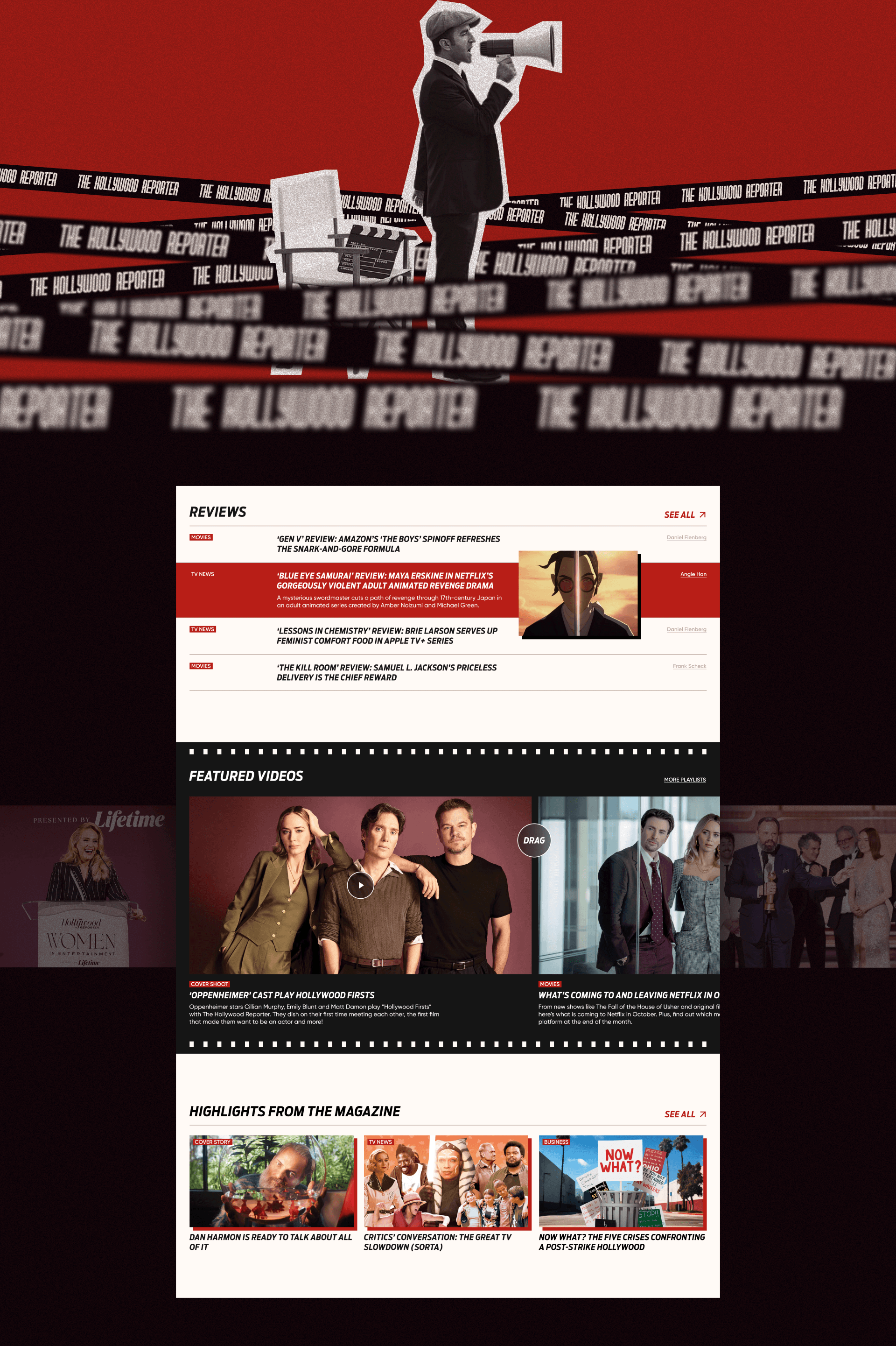 The Hollywood Reporter / News Website Redesign — Изображение №3 — Интерфейсы на Dprofile